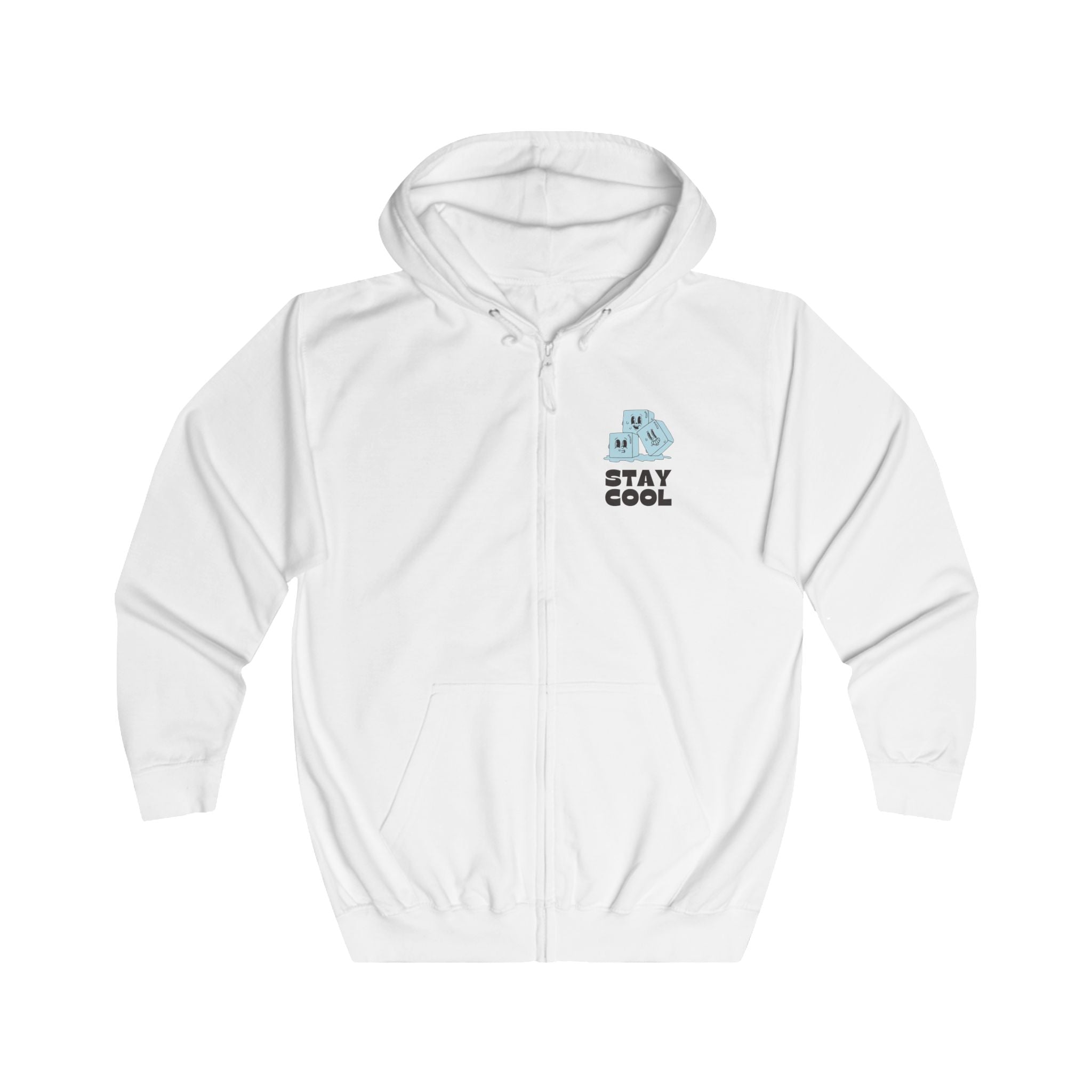 Unisex Full Zip Hoodie Stay Cool