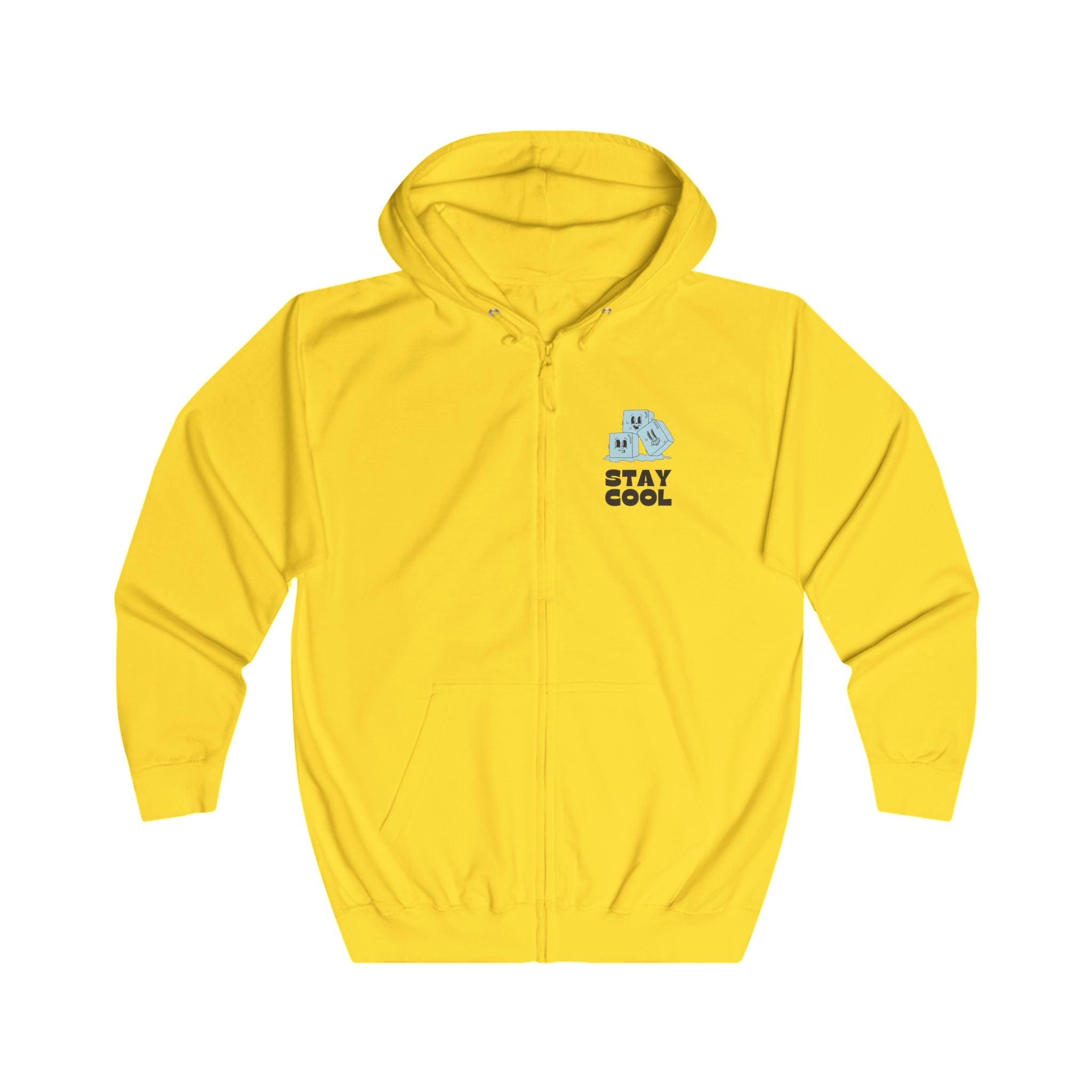 Unisex Full Zip Hoodie Stay Cool