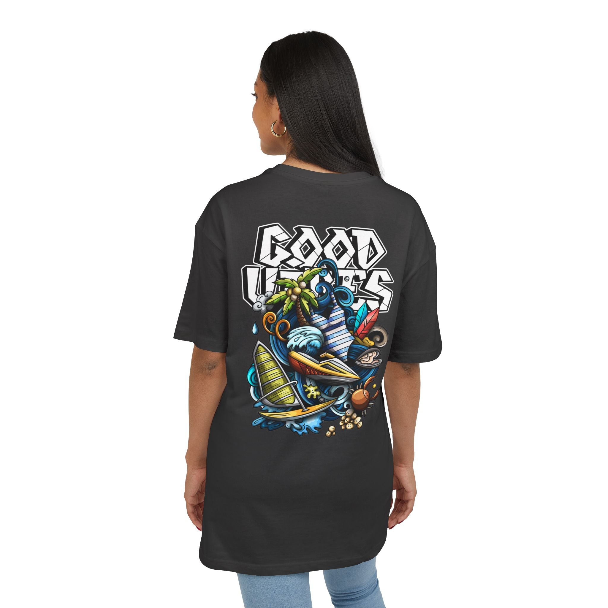 Lebhaftes Grafik-T-Shirt – Unisex Heavy Oversize