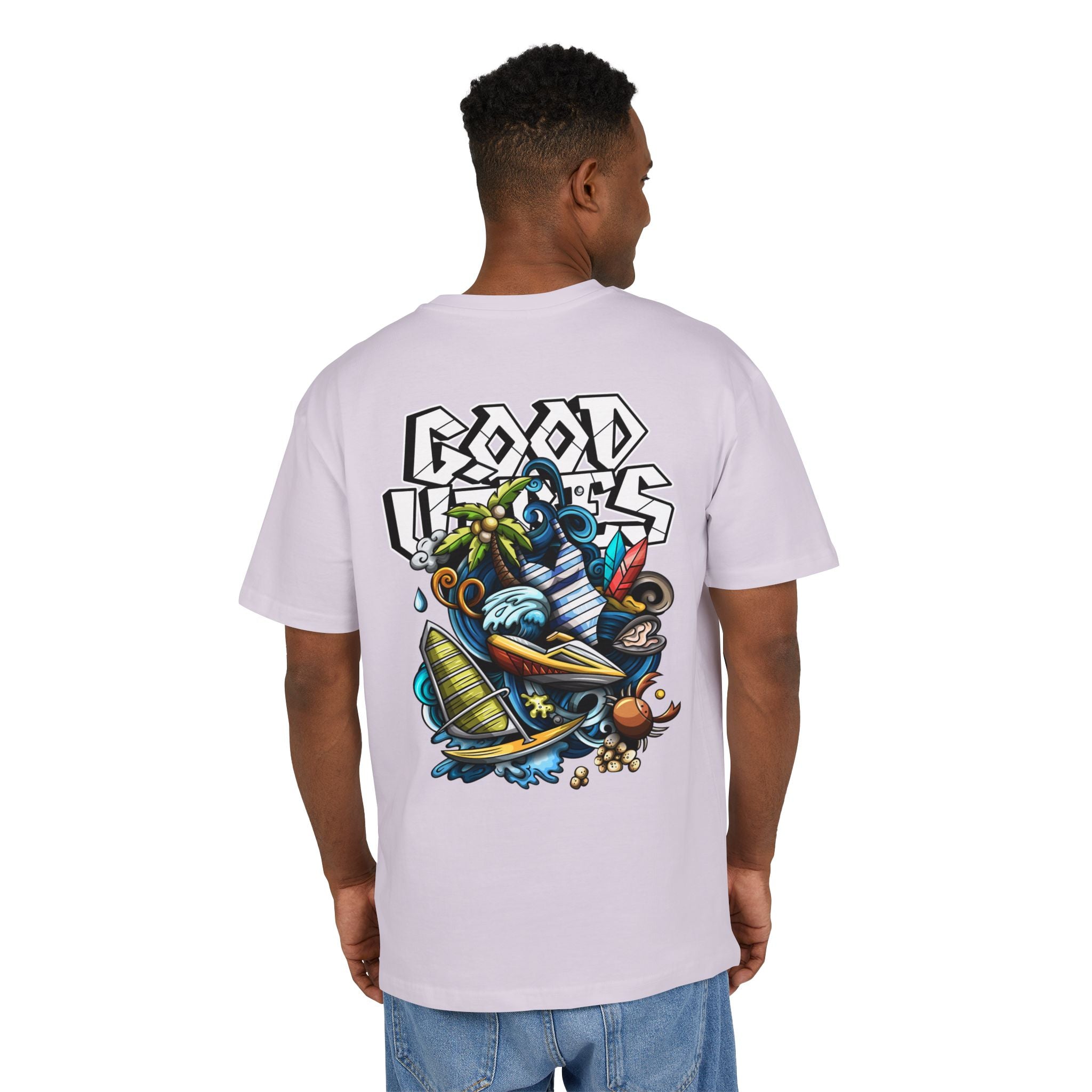 Lebhaftes Grafik-T-Shirt – Unisex Heavy Oversize