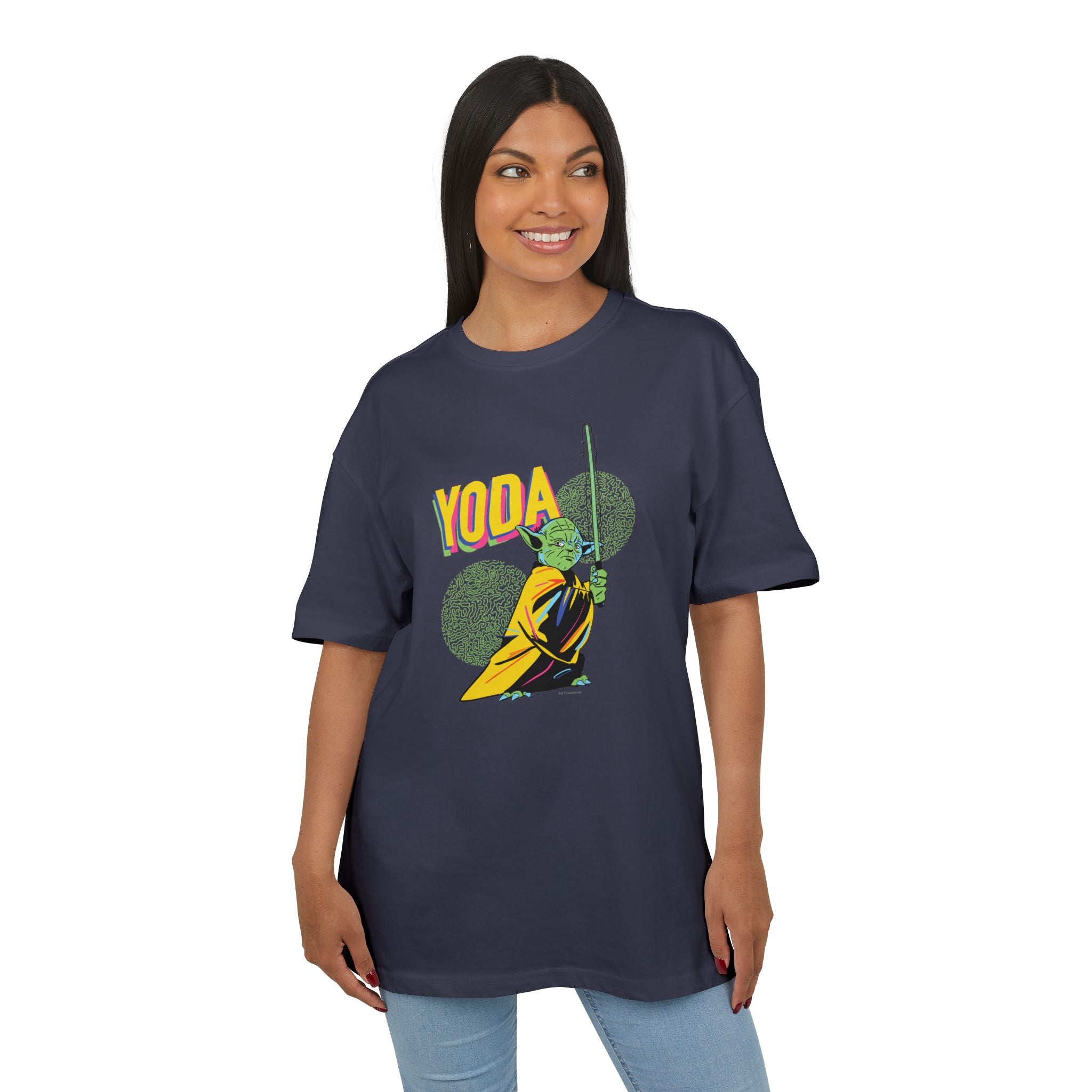 Yoda Inspired Unisex Heavy Oversize T-shirt
