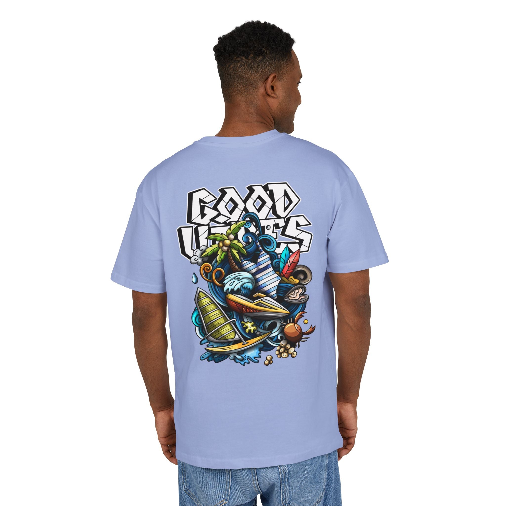 Lebhaftes Grafik-T-Shirt – Unisex Heavy Oversize