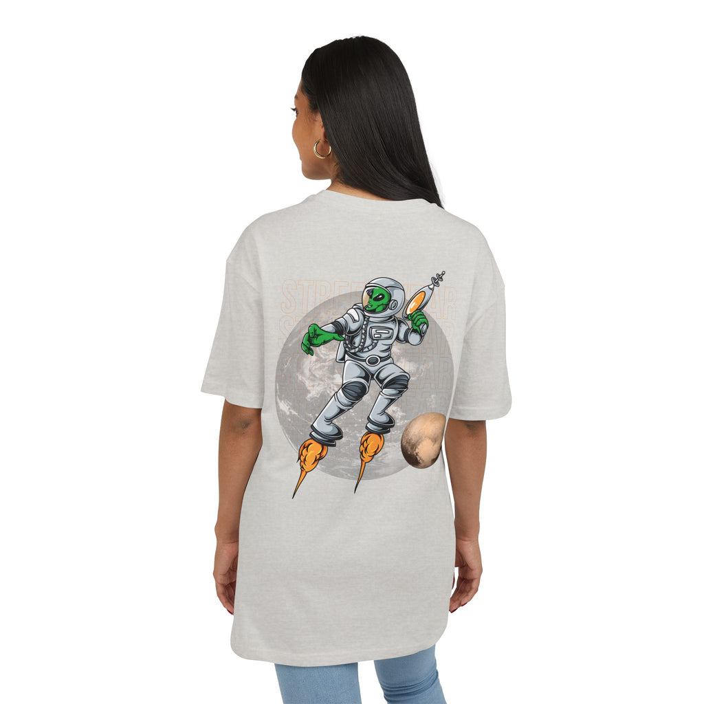 Cosmic Alien Tee, Unisex Oversized Graphic Shirt