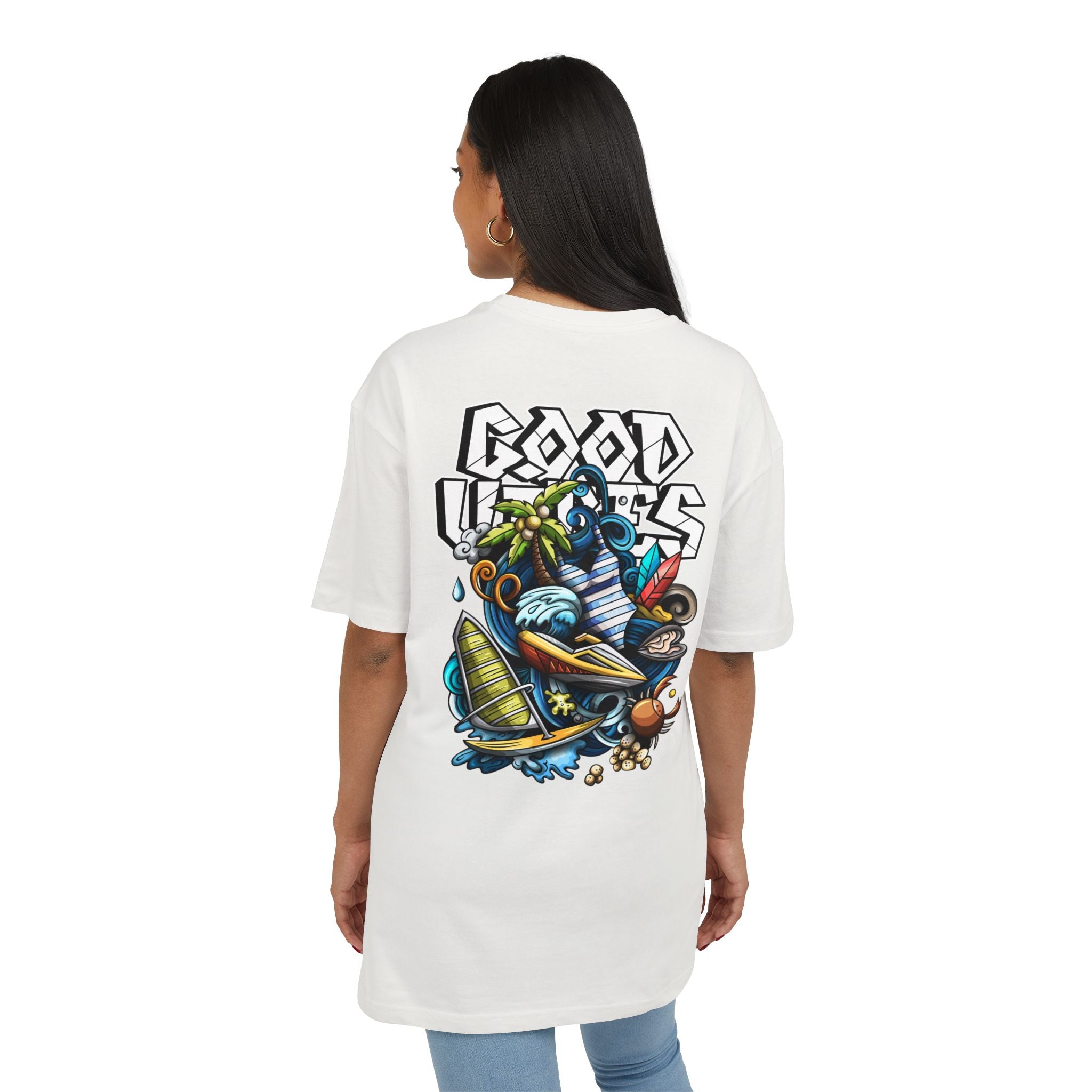 Lebhaftes Grafik-T-Shirt – Unisex Heavy Oversize