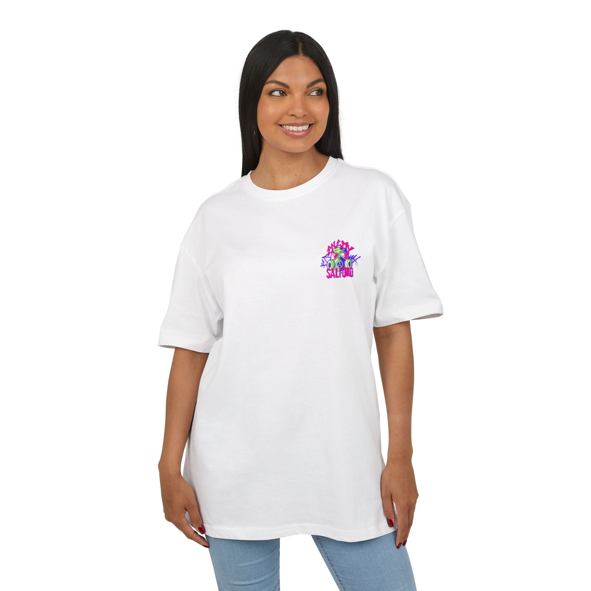 Cosmic Alien Tee, Unisex Oversized Graphic Shirt