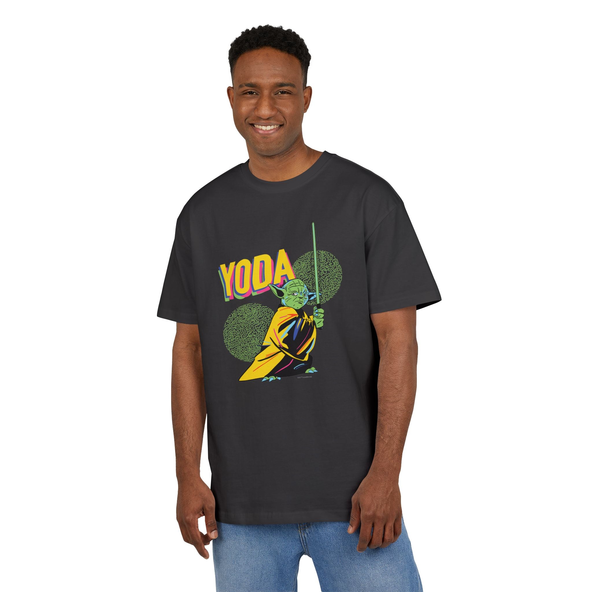 Yoda Inspired Unisex Heavy Oversize T-shirt