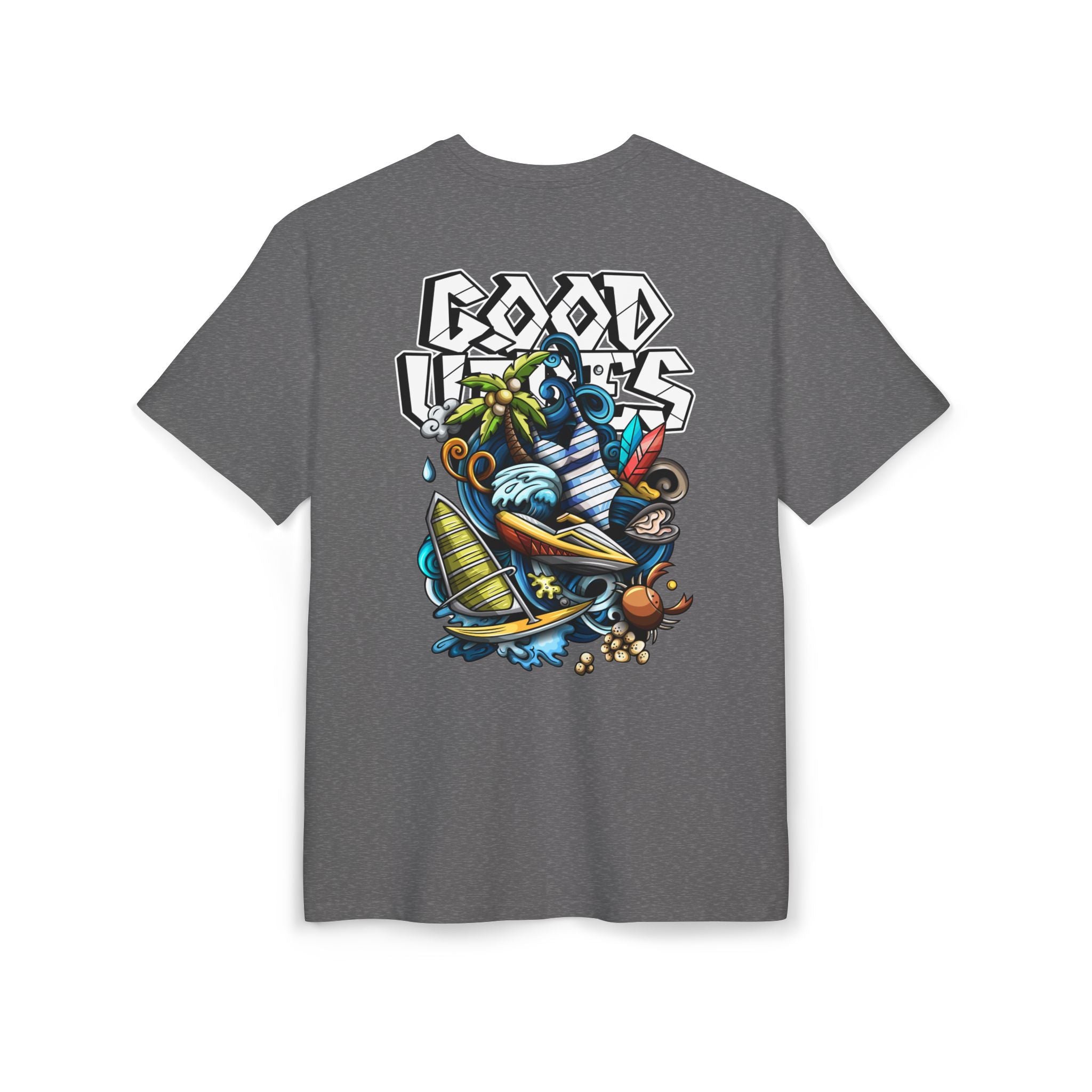 Lebhaftes Grafik-T-Shirt – Unisex Heavy Oversize