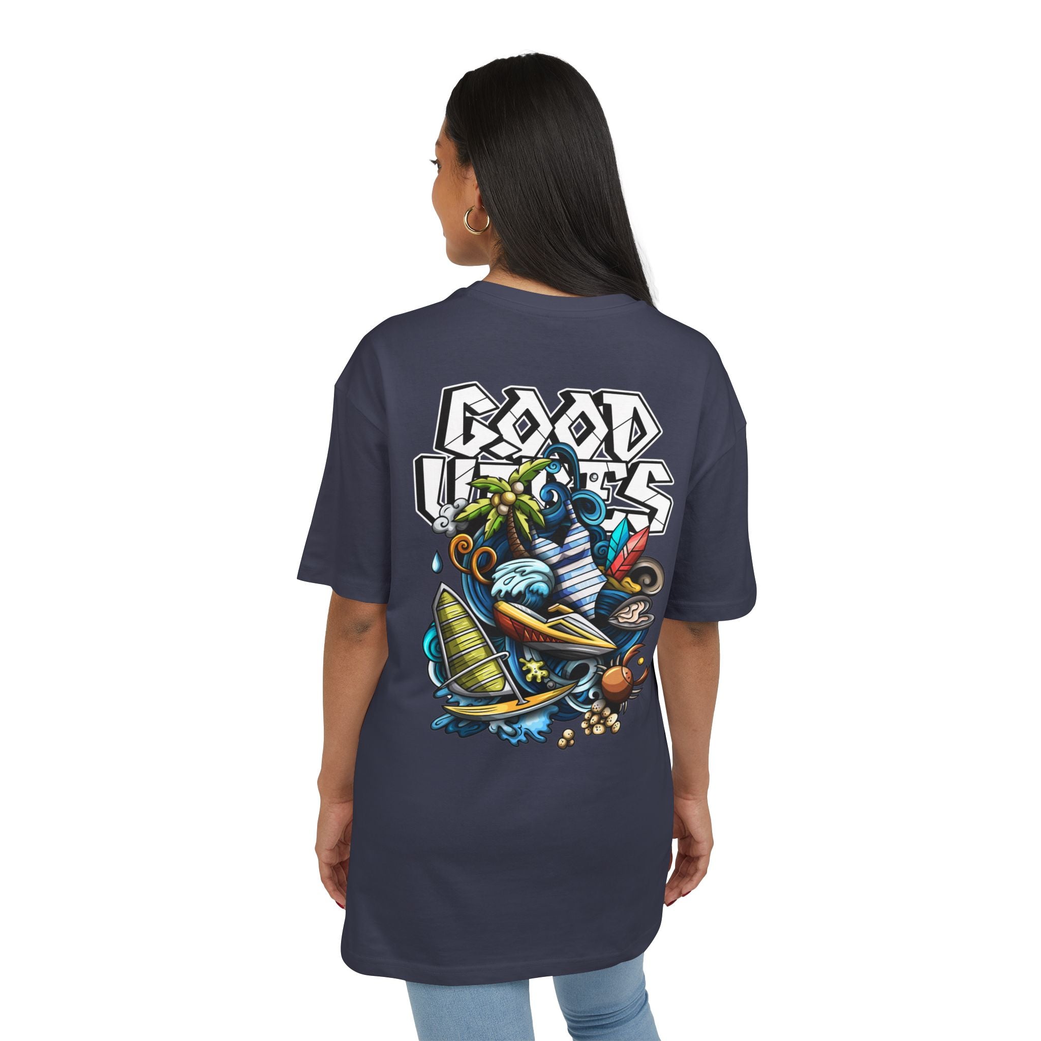 Lebhaftes Grafik-T-Shirt – Unisex Heavy Oversize