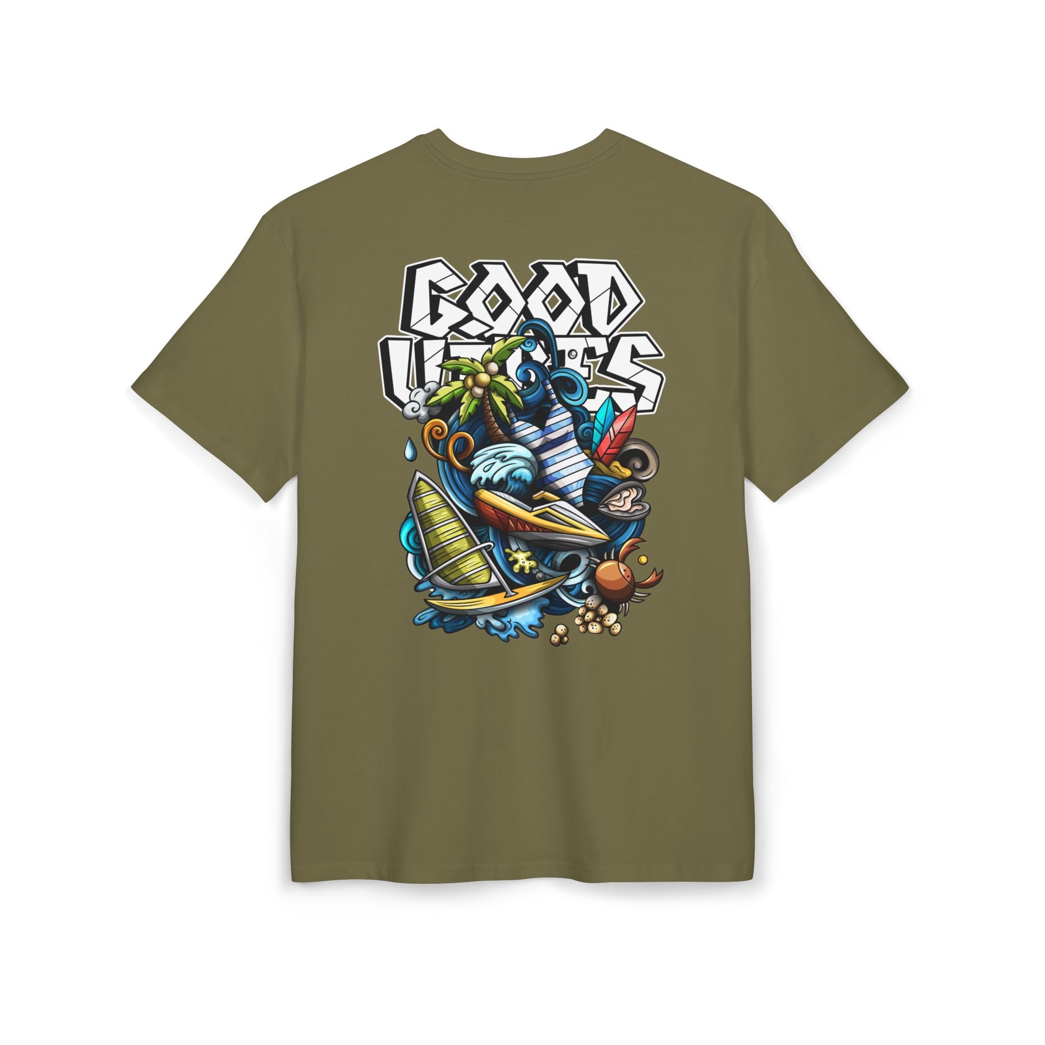 Lebhaftes Grafik-T-Shirt – Unisex Heavy Oversize