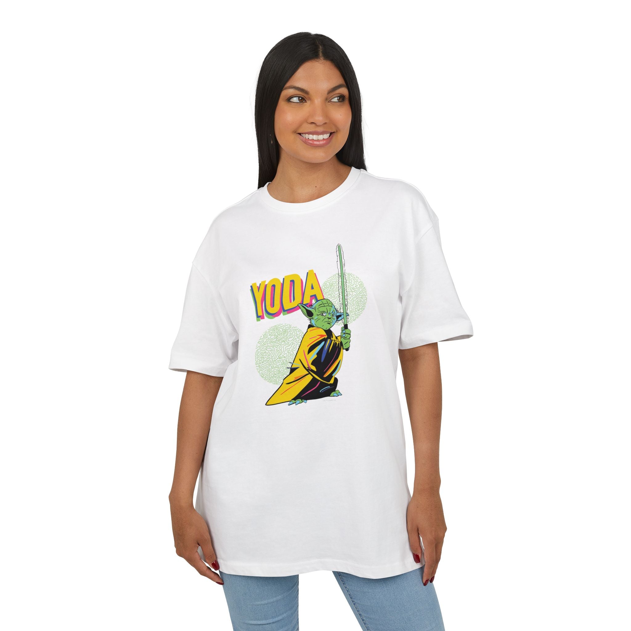Yoda Inspired Unisex Heavy Oversize T-shirt