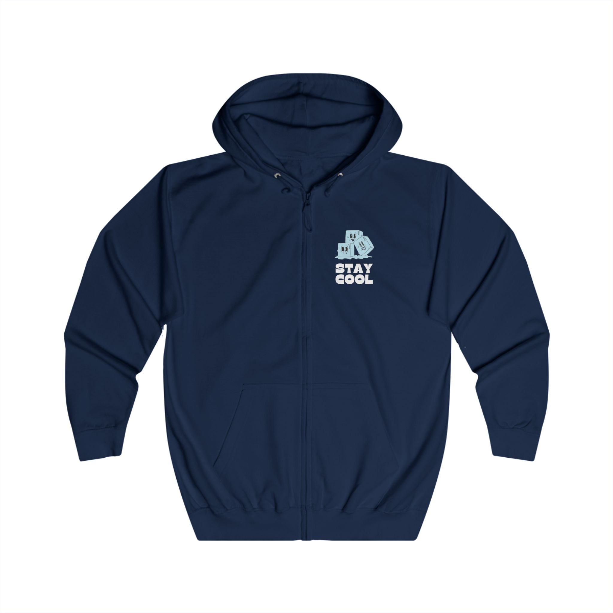 Unisex Full Zip Hoodie Stay Cool