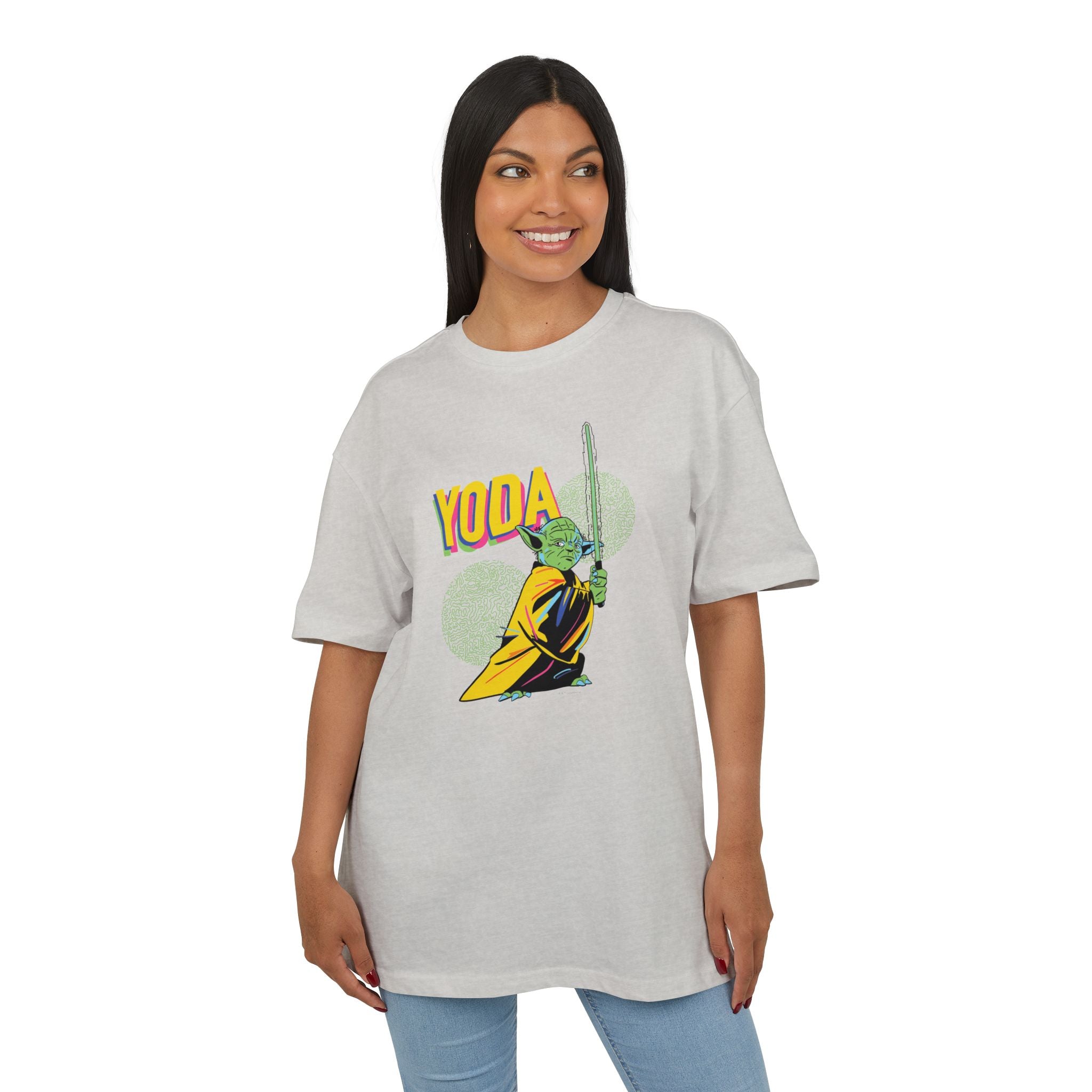 Yoda Inspired Unisex Heavy Oversize T-shirt