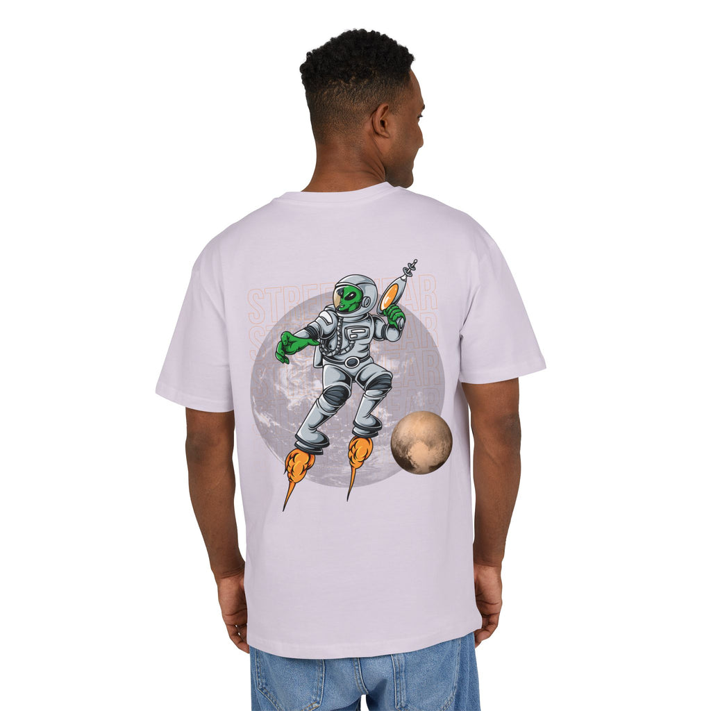 Cosmic Alien Tee, Unisex Oversized Graphic Shirt