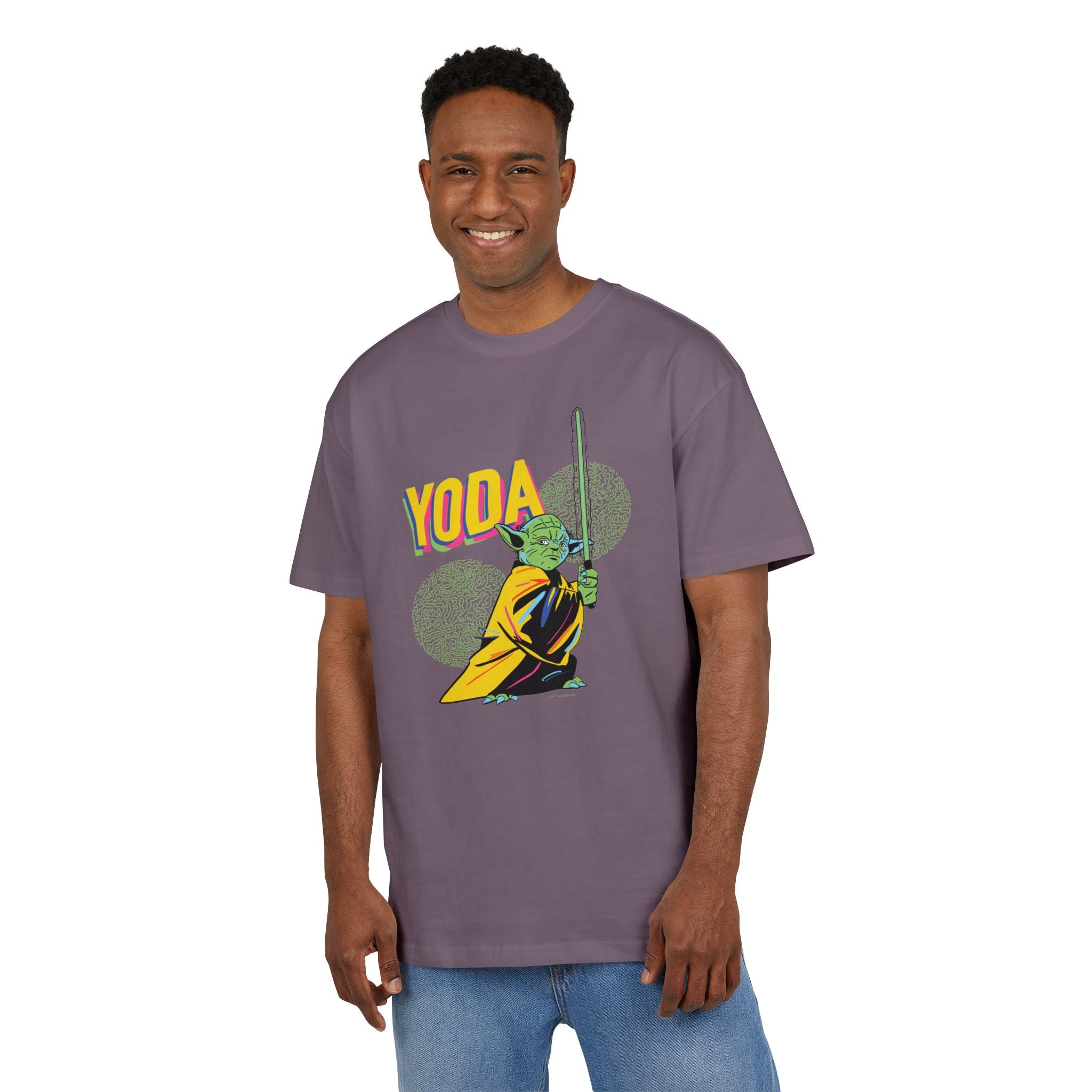 Yoda Inspired Unisex Heavy Oversize T-shirt