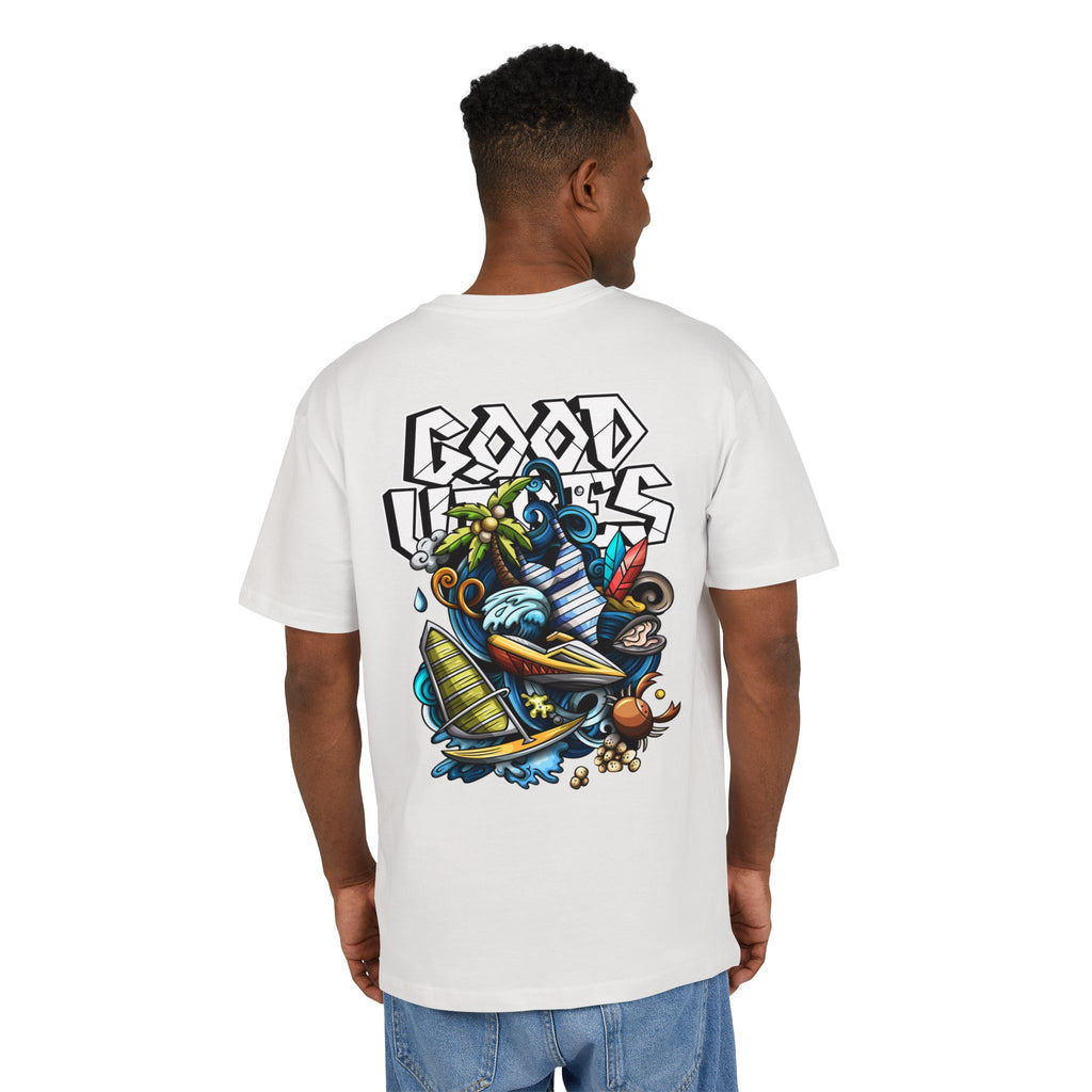 Lebhaftes Grafik-T-Shirt – Unisex Heavy Oversize