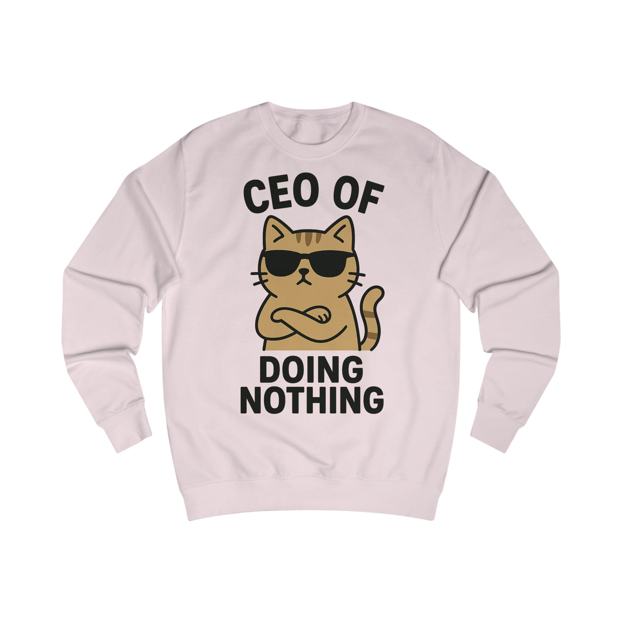 Lustiges Katzen-CEO-Sweatshirt, Gemütlicher Unisex-Pullover