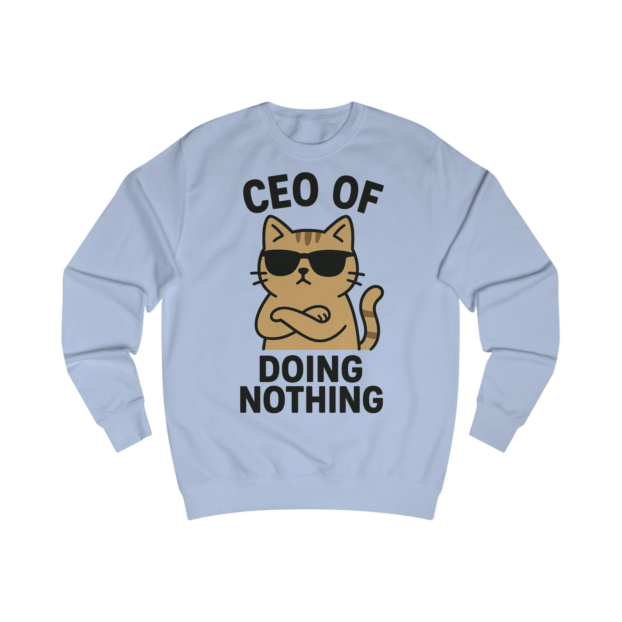 Lustiges Katzen-CEO-Sweatshirt, Gemütlicher Unisex-Pullover