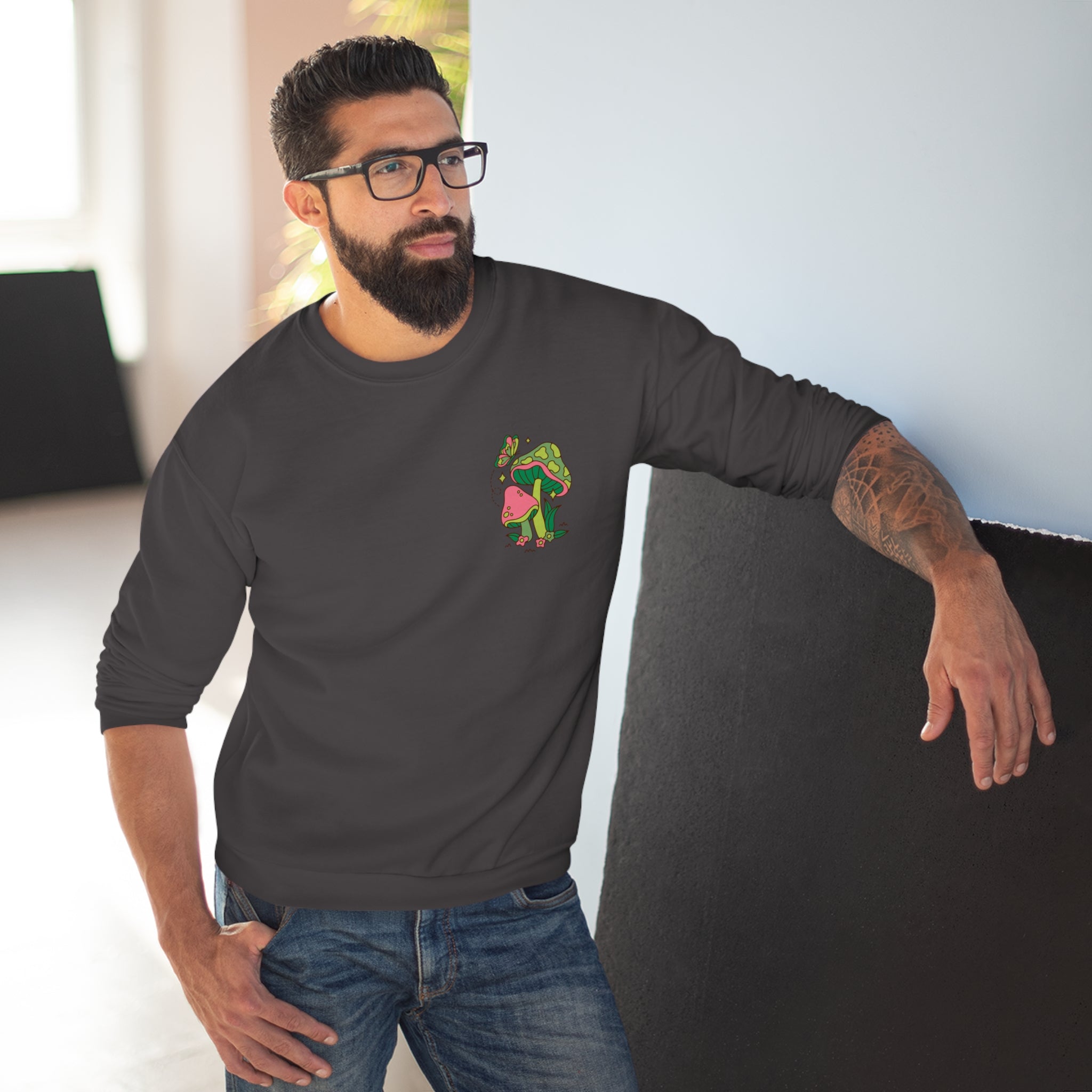 Lebhaftes Grafik-Sweatshirt – Unisex