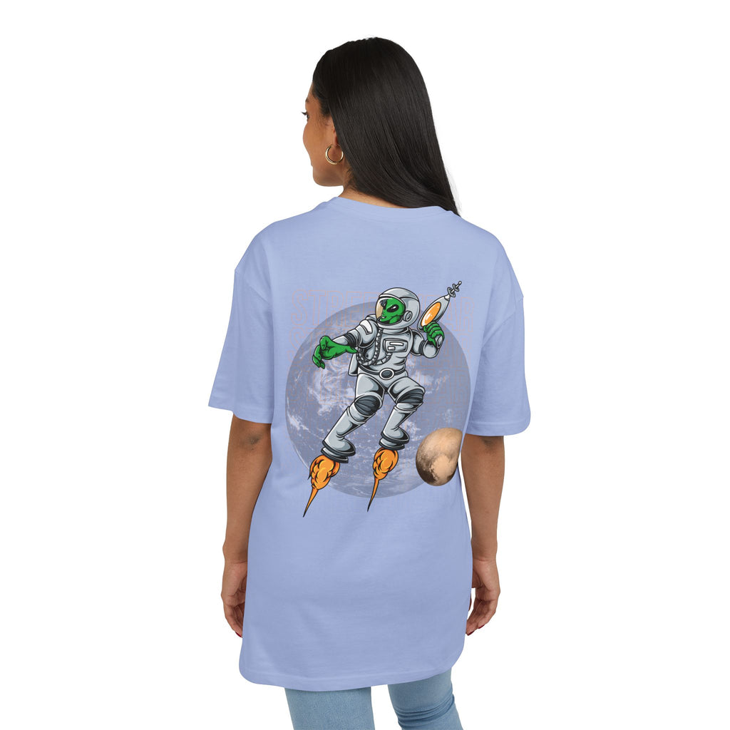 Cosmic Alien Tee, Unisex Oversized Graphic Shirt
