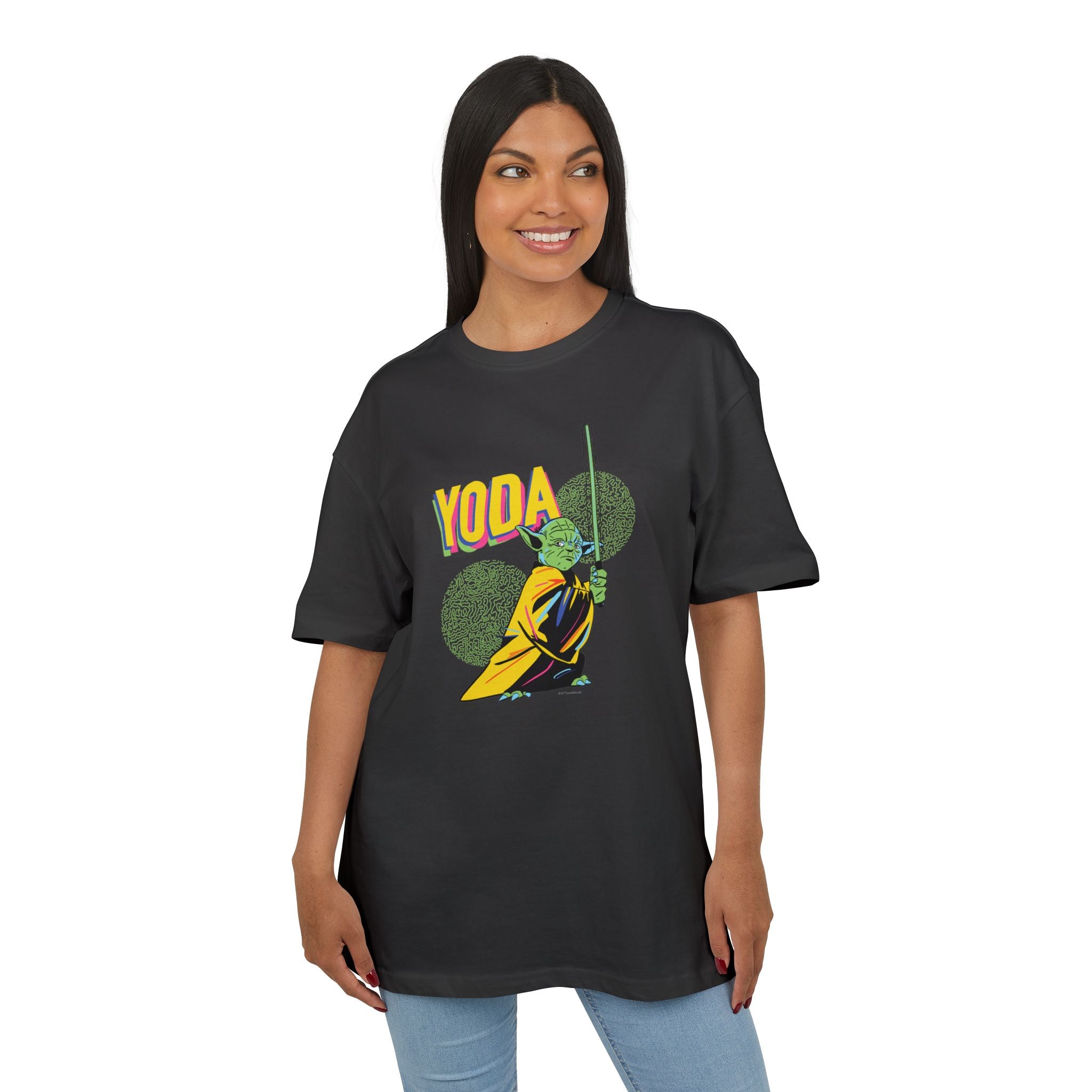 Yoda Inspired Unisex Heavy Oversize T-shirt