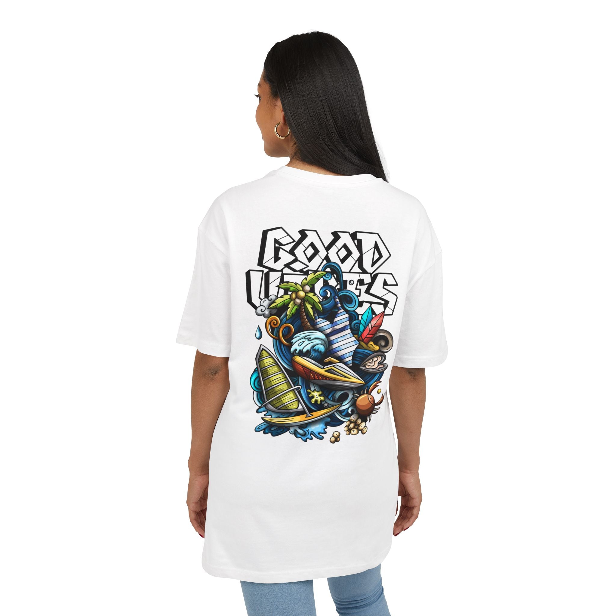 Lebhaftes Grafik-T-Shirt – Unisex Heavy Oversize