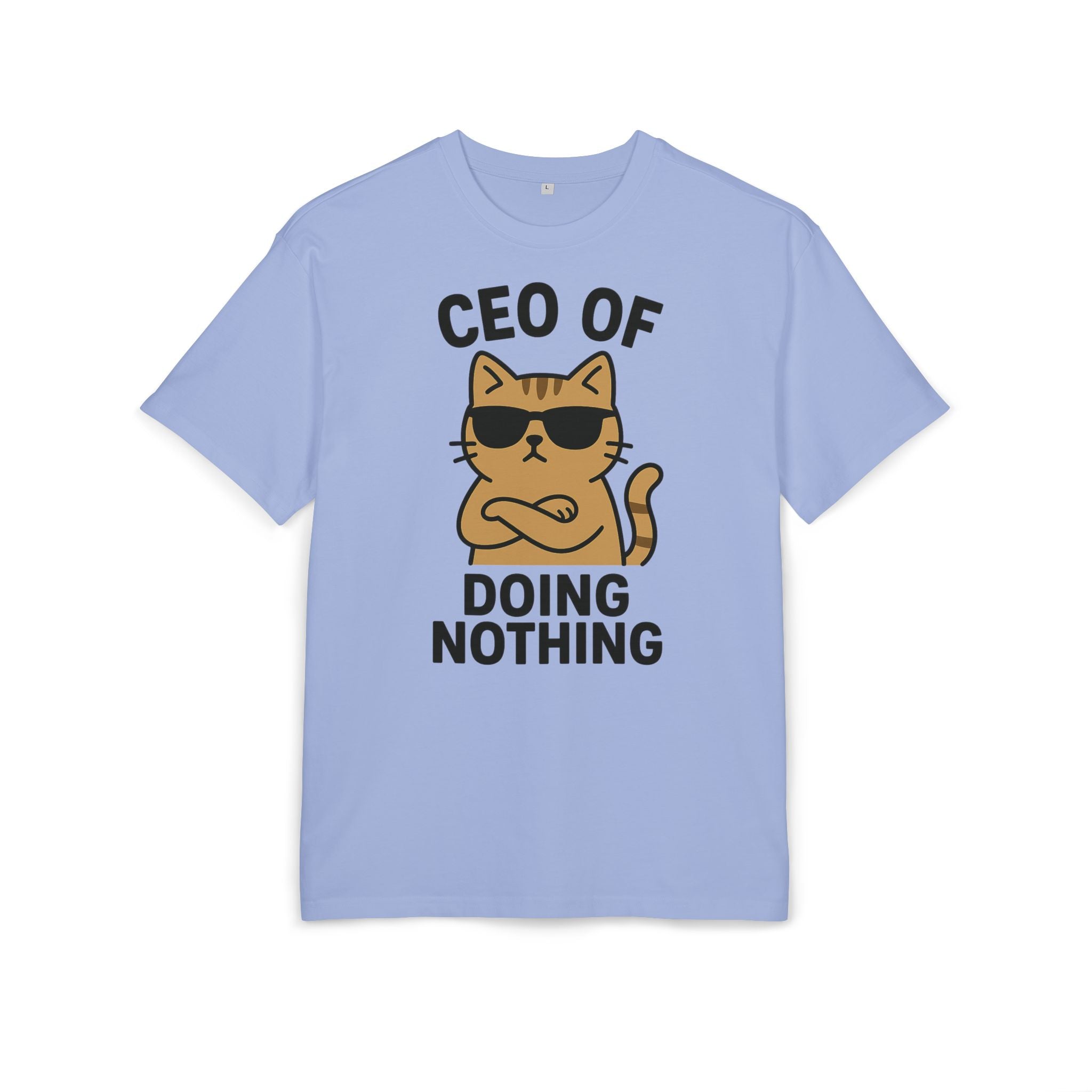 Lustiges Katzen T-Shirt, Unisex Heavy Oversize T-Shirt, CEO of Doing Nothing