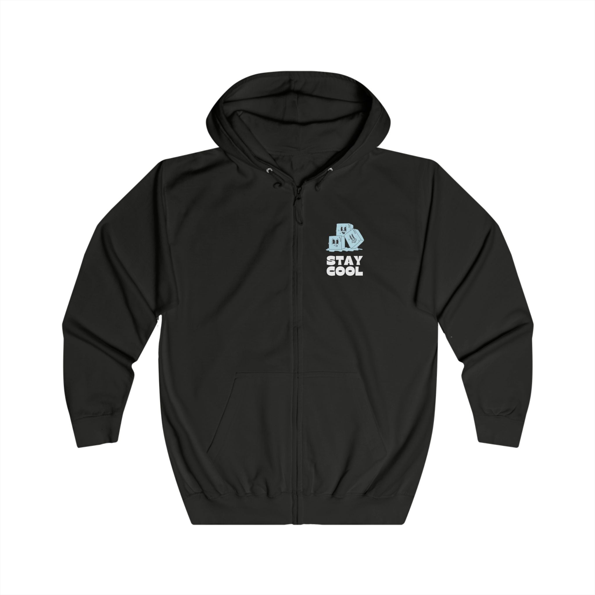 Unisex Full Zip Hoodie Stay Cool