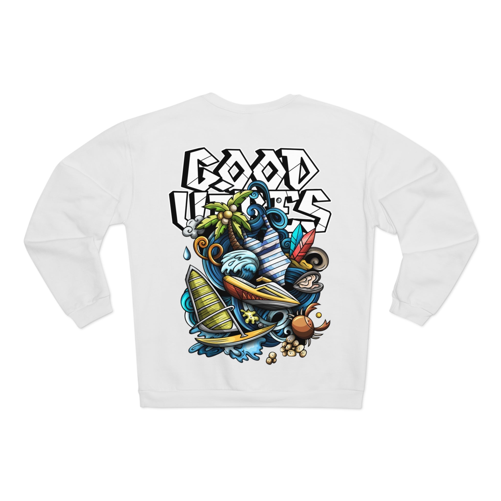 Lebhaftes Grafik-Sweatshirt – Unisex