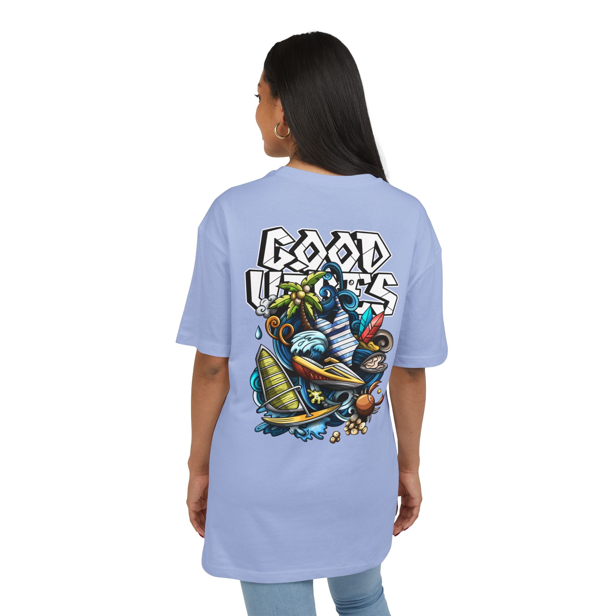 Lebhaftes Grafik-T-Shirt – Unisex Heavy Oversize