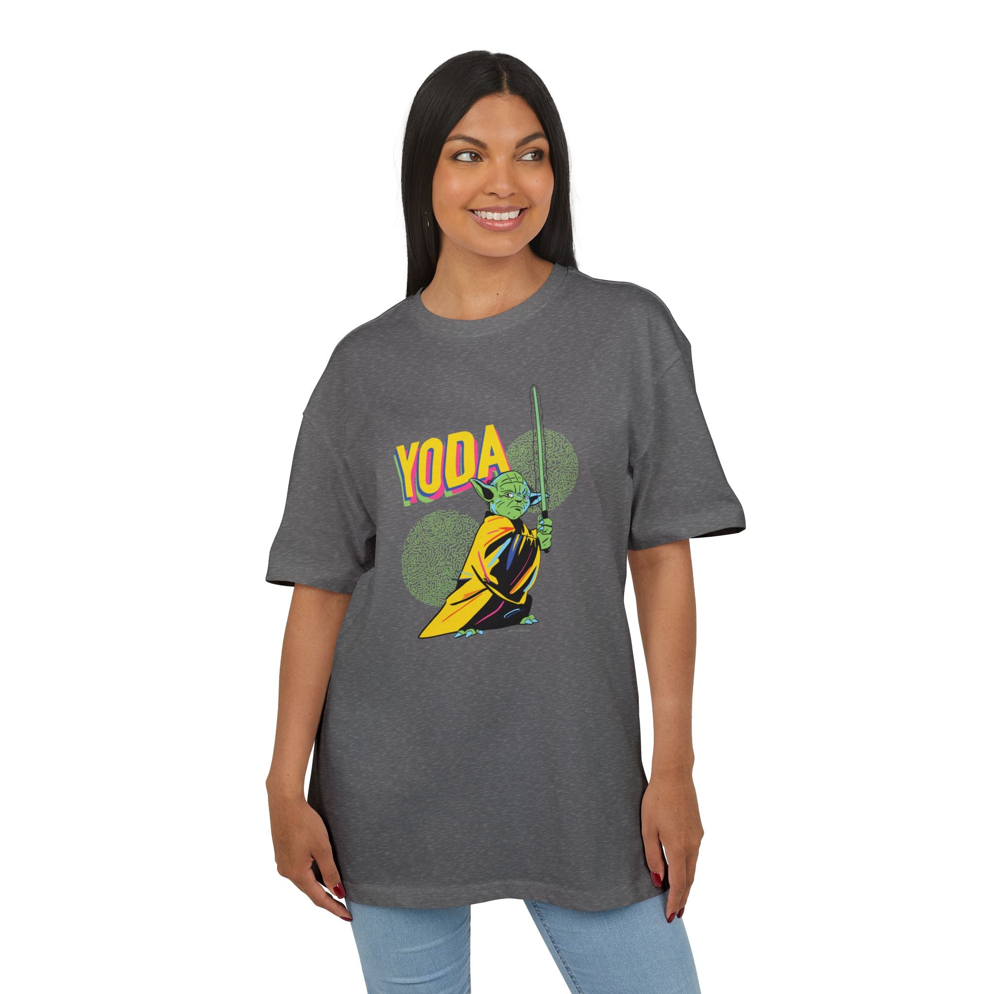 Yoda Inspired Unisex Heavy Oversize T-shirt
