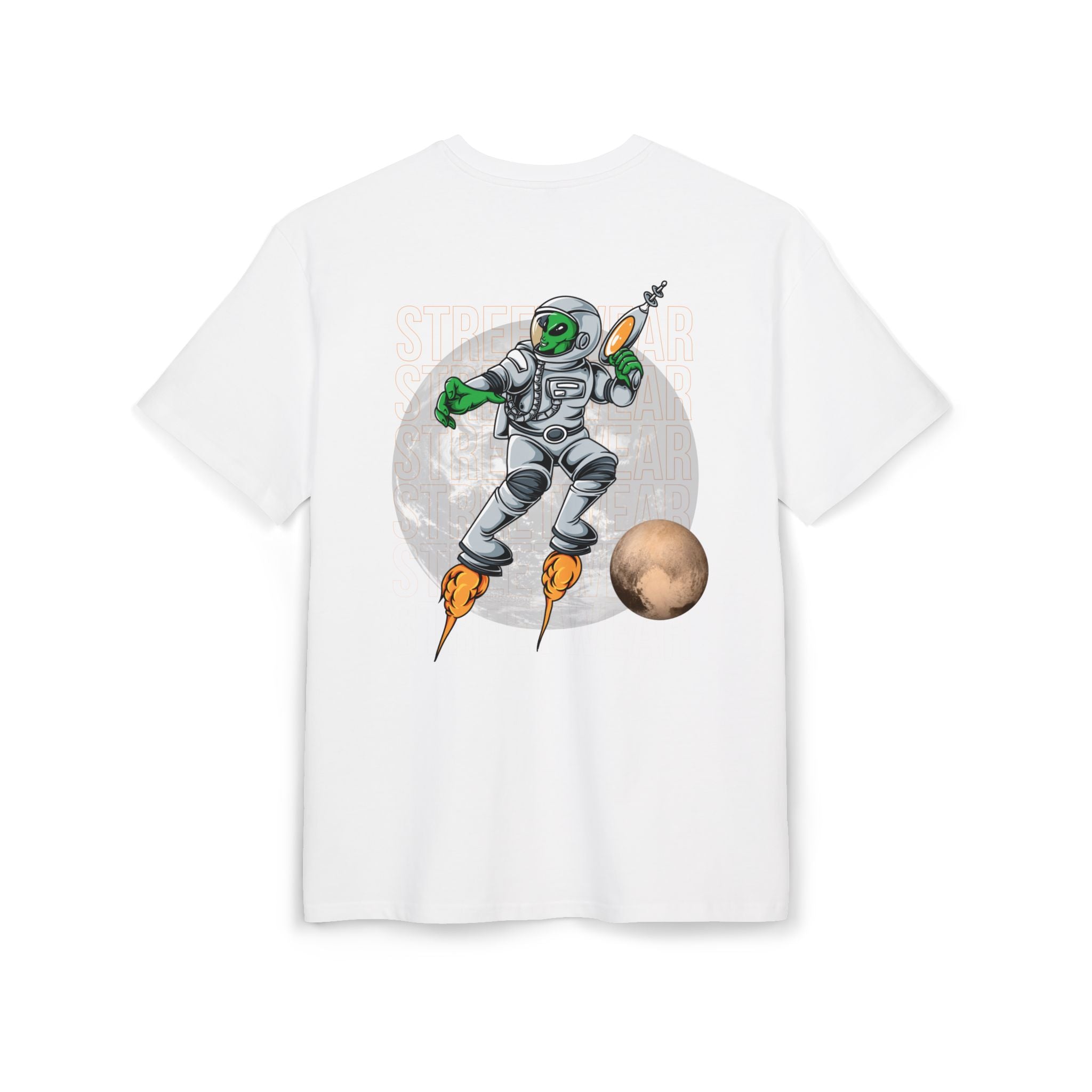 Cosmic Alien Tee, Unisex Oversized Graphic Shirt