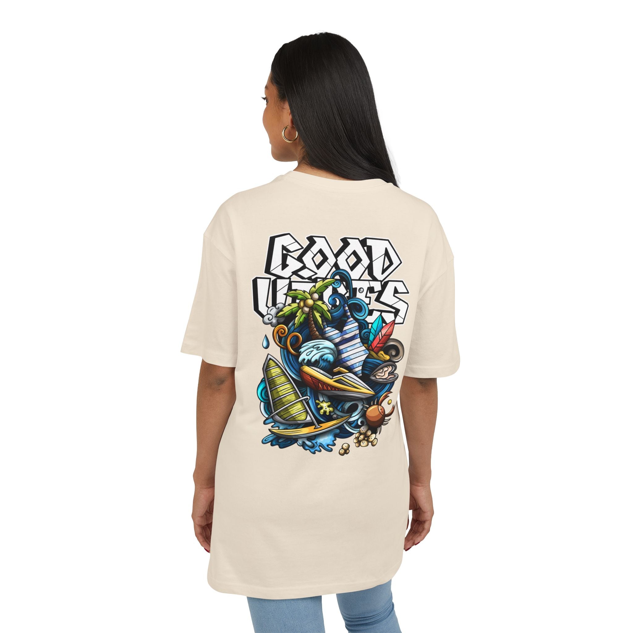 Lebhaftes Grafik-T-Shirt – Unisex Heavy Oversize