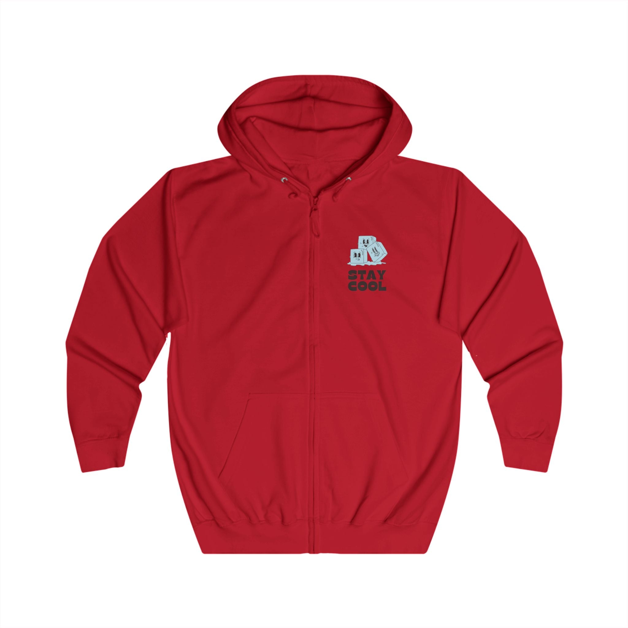 Unisex Full Zip Hoodie Stay Cool