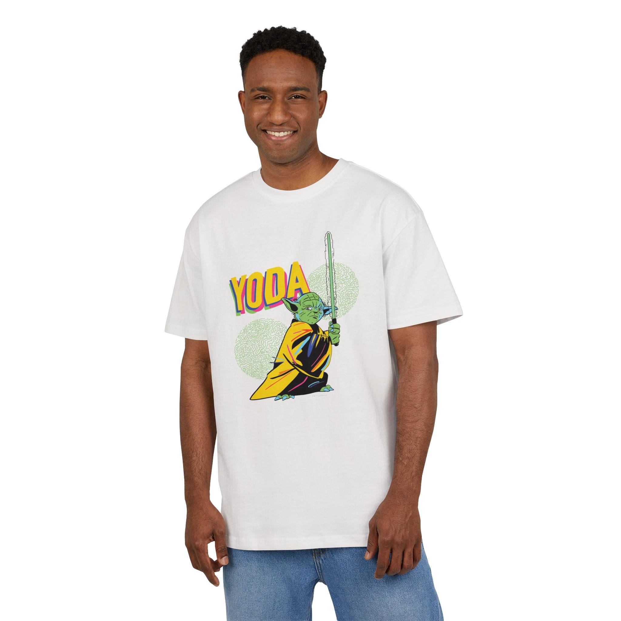 Yoda Inspired Unisex Heavy Oversize T-shirt