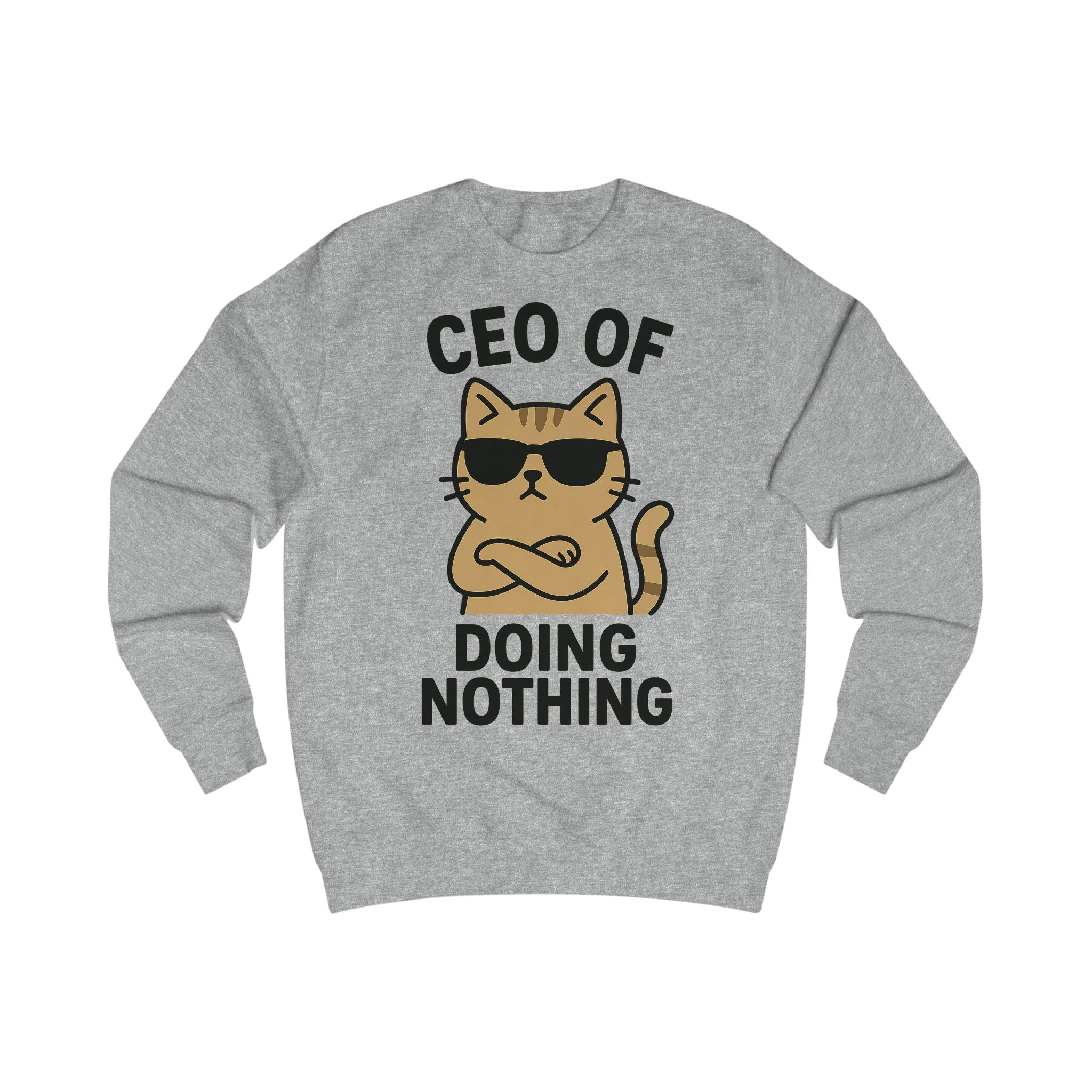 Lustiges Katzen-CEO-Sweatshirt, Gemütlicher Unisex-Pullover