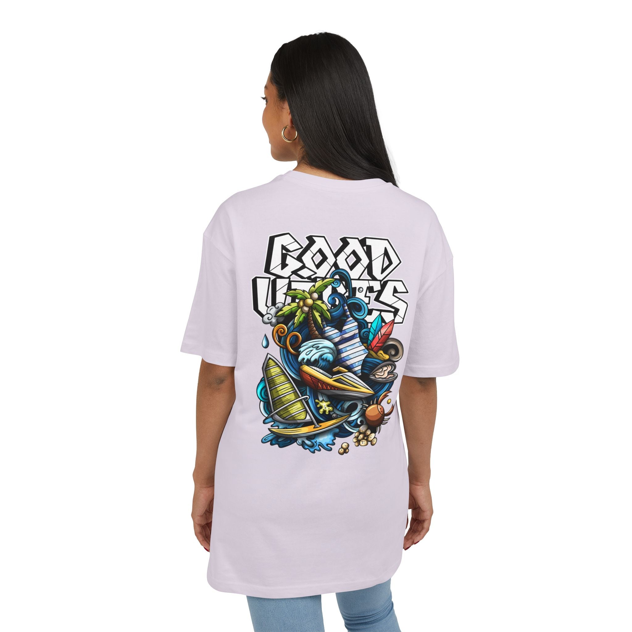 Lebhaftes Grafik-T-Shirt – Unisex Heavy Oversize