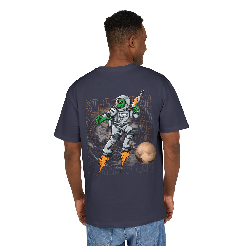 Cosmic Alien Tee, Unisex Oversized Graphic Shirt