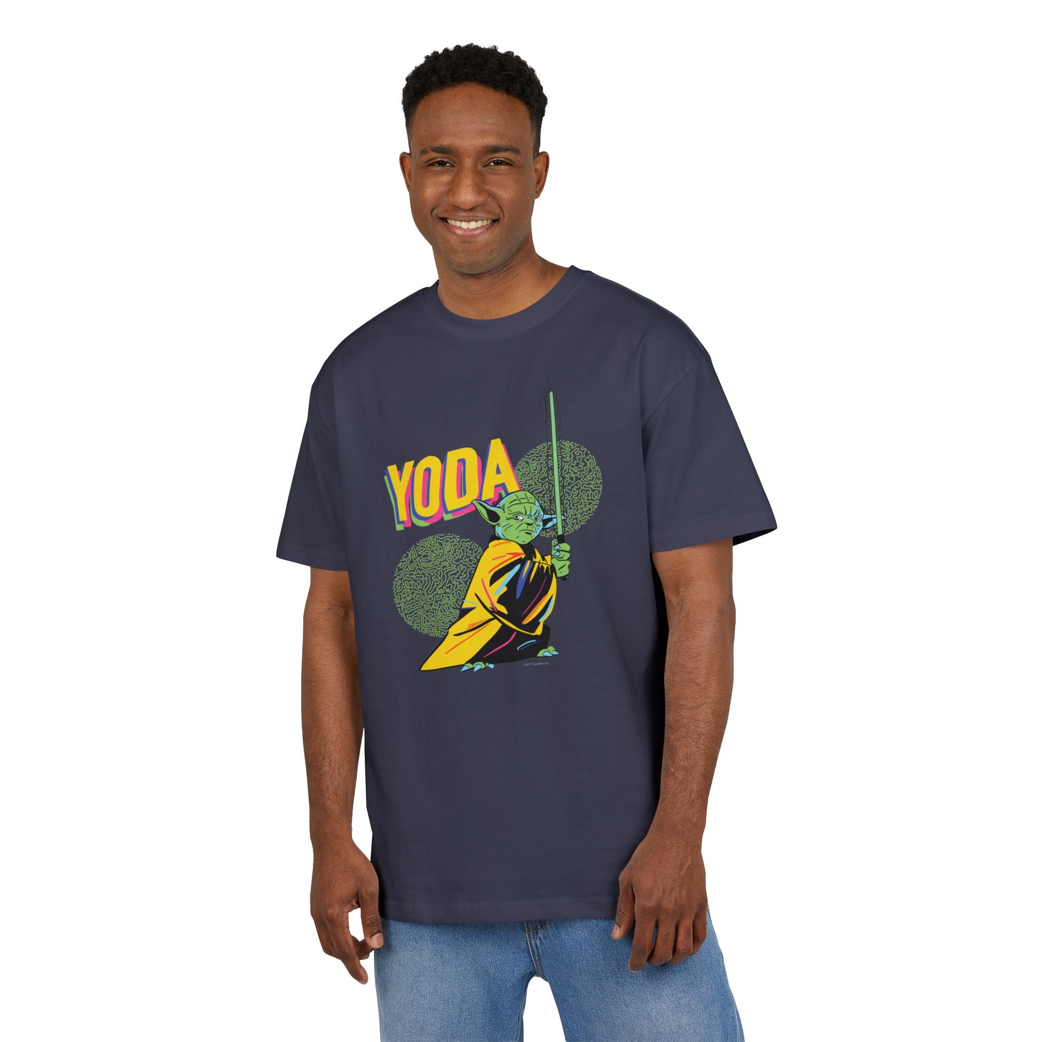 Yoda Inspired Unisex Heavy Oversize T-shirt