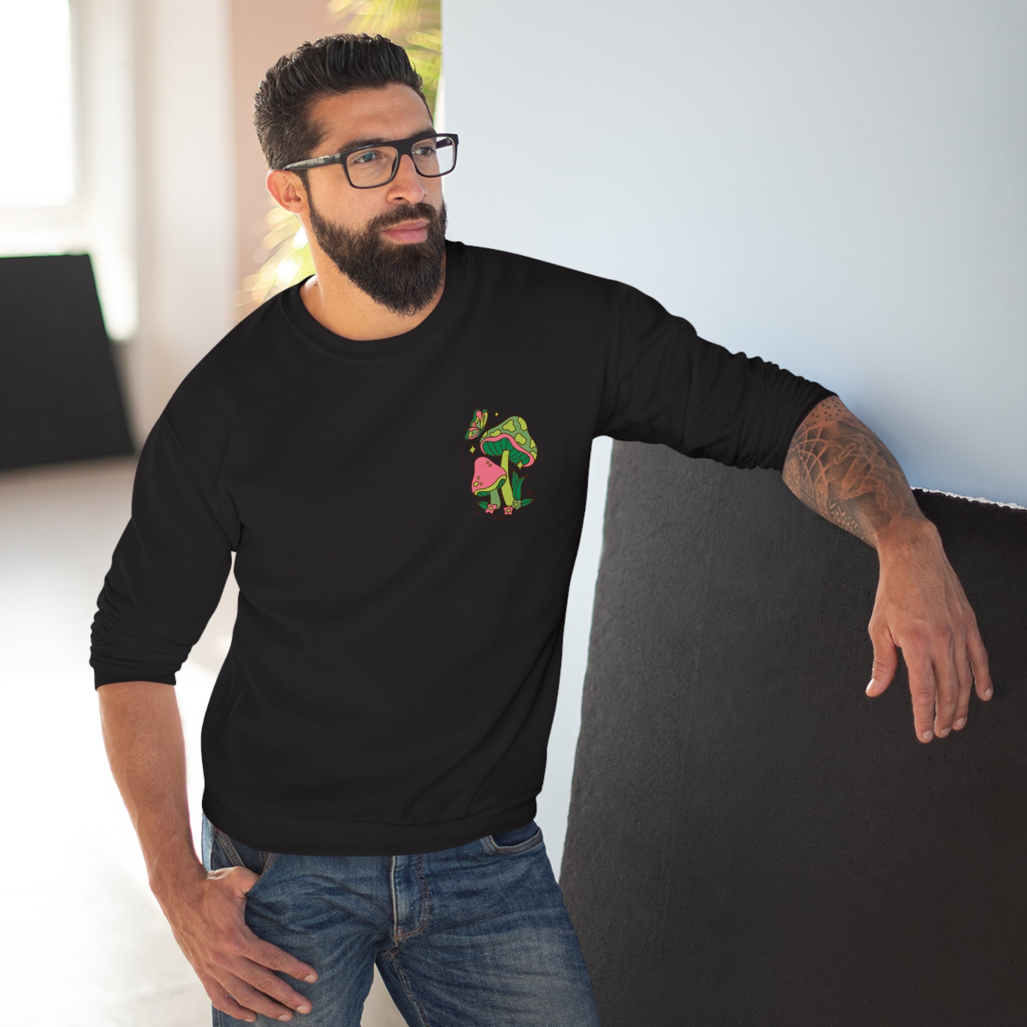 Lebhaftes Grafik-Sweatshirt – Unisex