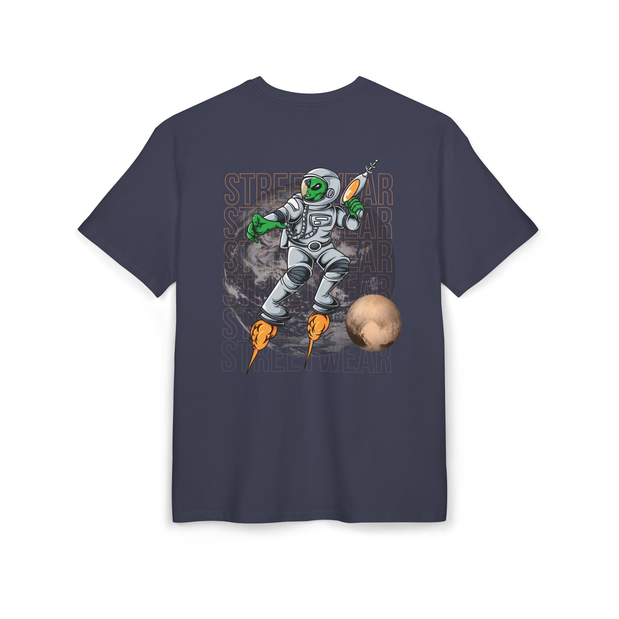 Cosmic Alien Tee, Unisex Oversized Graphic Shirt