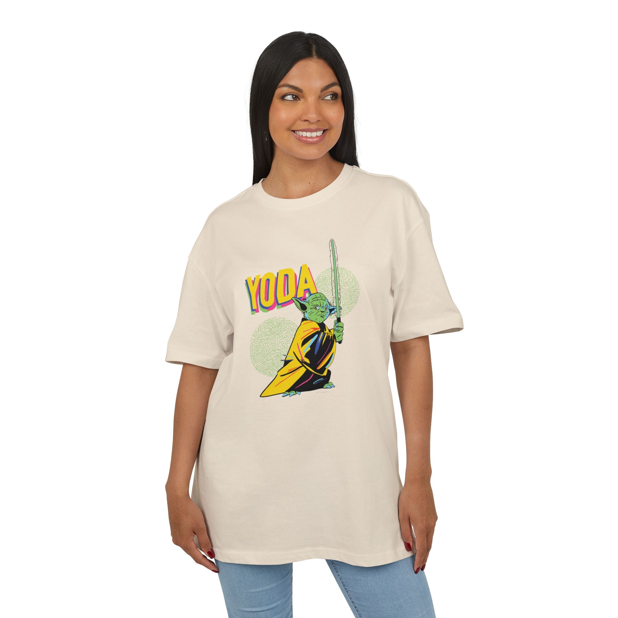 Yoda Inspired Unisex Heavy Oversize T-shirt