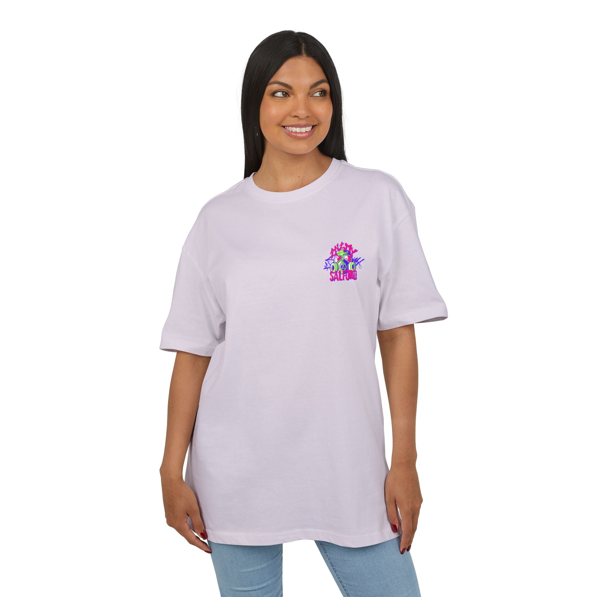 Cosmic Alien Tee, Unisex Oversized Graphic Shirt
