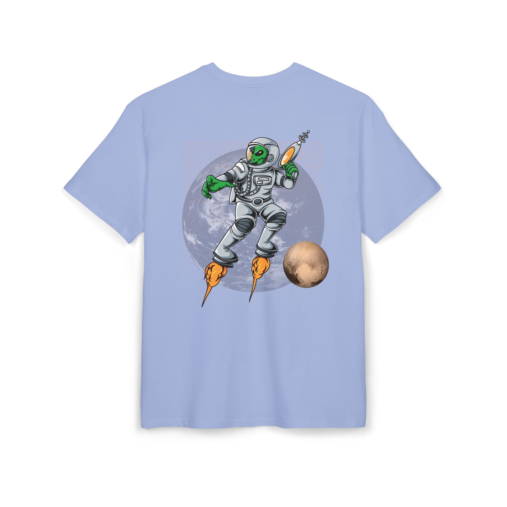 Cosmic Alien Tee, Unisex Oversized Graphic Shirt