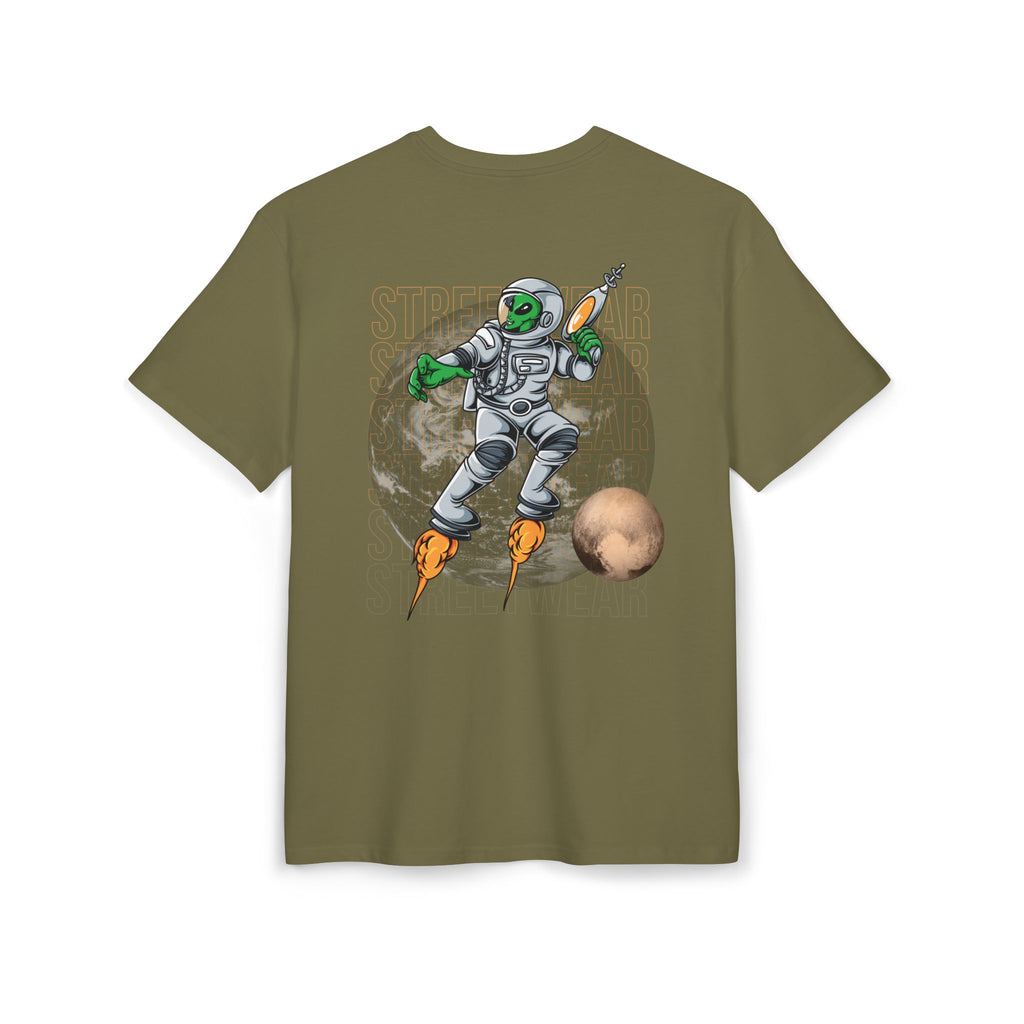 Cosmic Alien Tee, Unisex Oversized Graphic Shirt