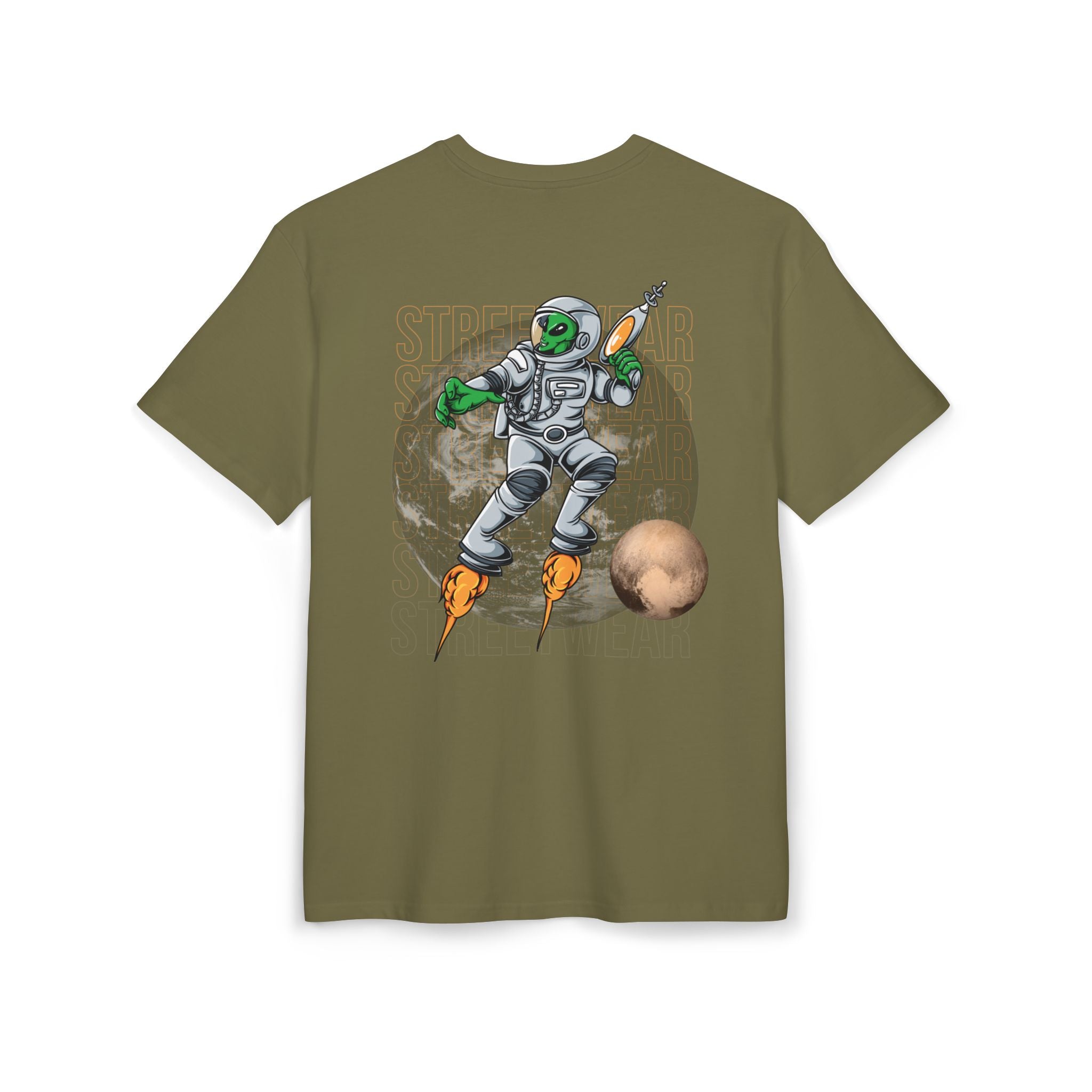 Cosmic Alien Tee, Unisex Oversized Graphic Shirt