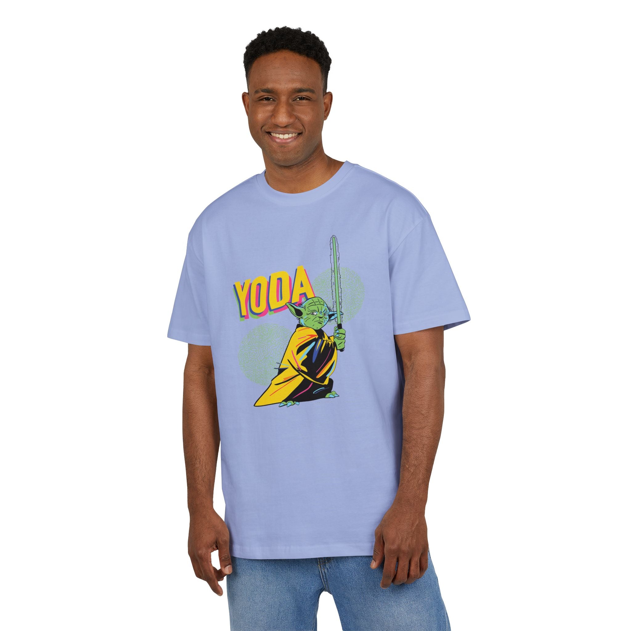 Yoda Inspired Unisex Heavy Oversize T-shirt