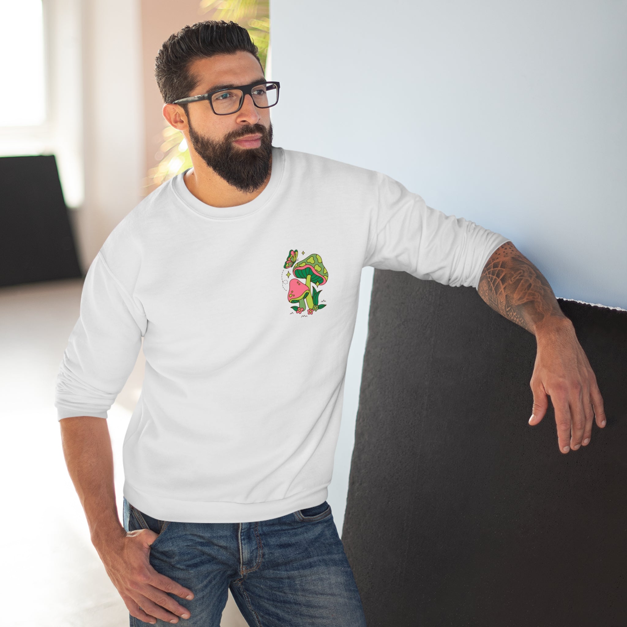 Lebhaftes Grafik-Sweatshirt – Unisex