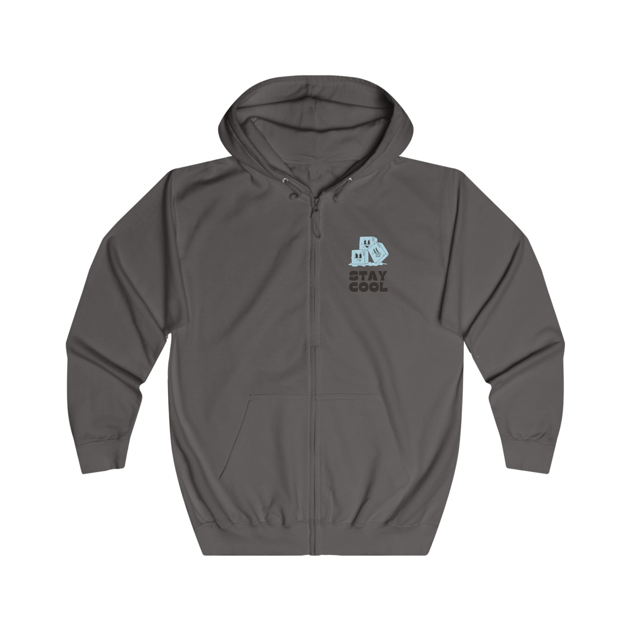 Unisex Full Zip Hoodie Stay Cool