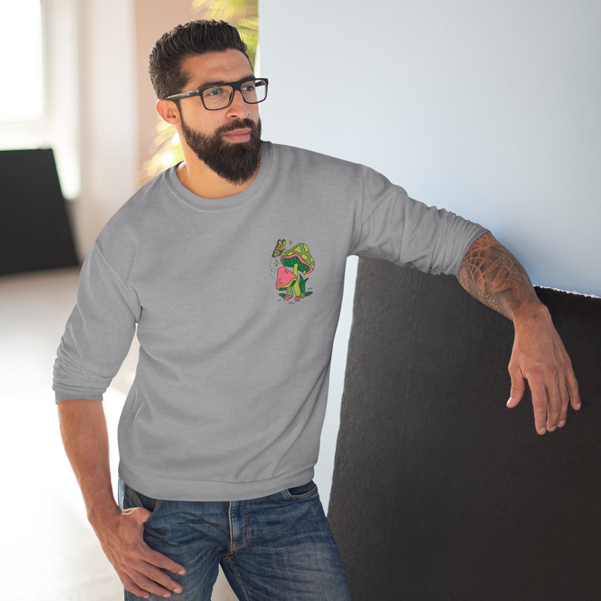 Lebhaftes Grafik-Sweatshirt – Unisex