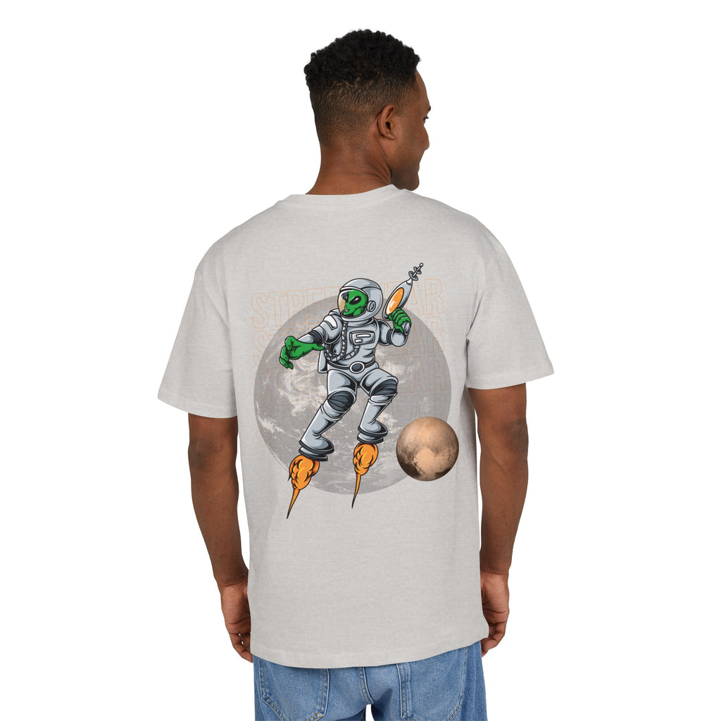 Cosmic Alien Tee, Unisex Oversized Graphic Shirt